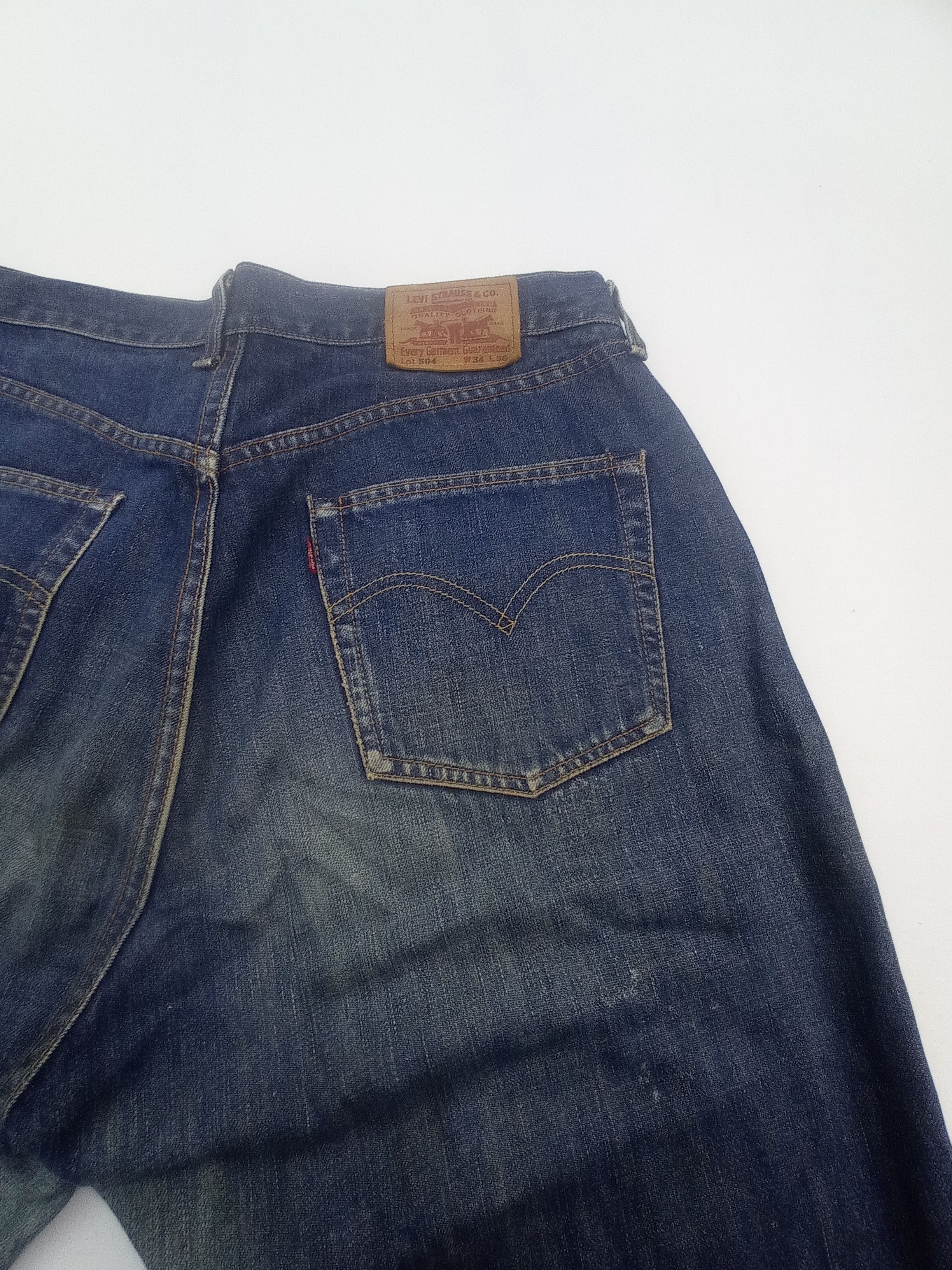 Levi's Levi's 504 Selvage Release Hem Pants Size US 33 - 13 Thumbnail