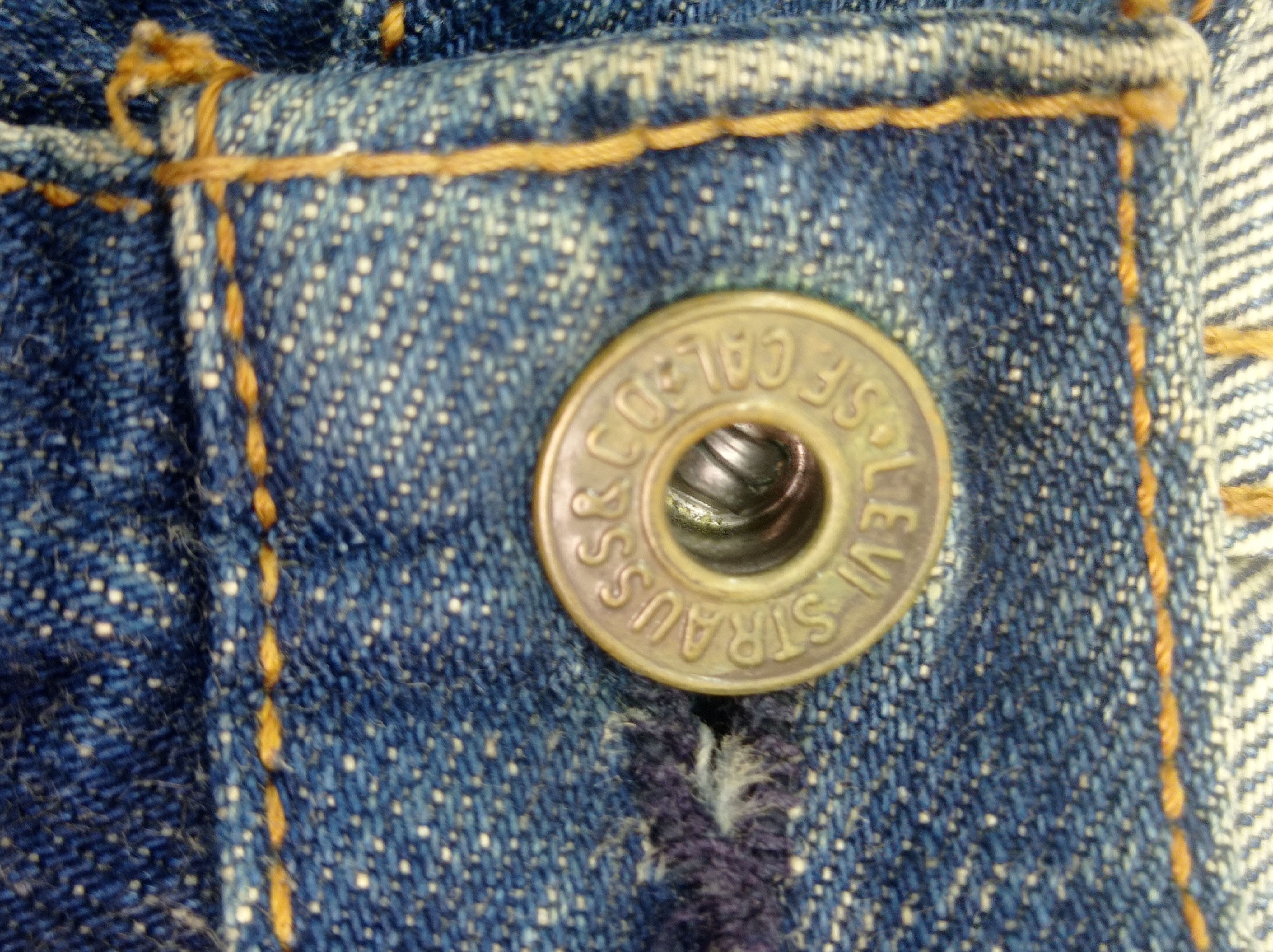 Levi's Levi's 504 Selvage Release Hem Pants Size US 33 - 7 Thumbnail