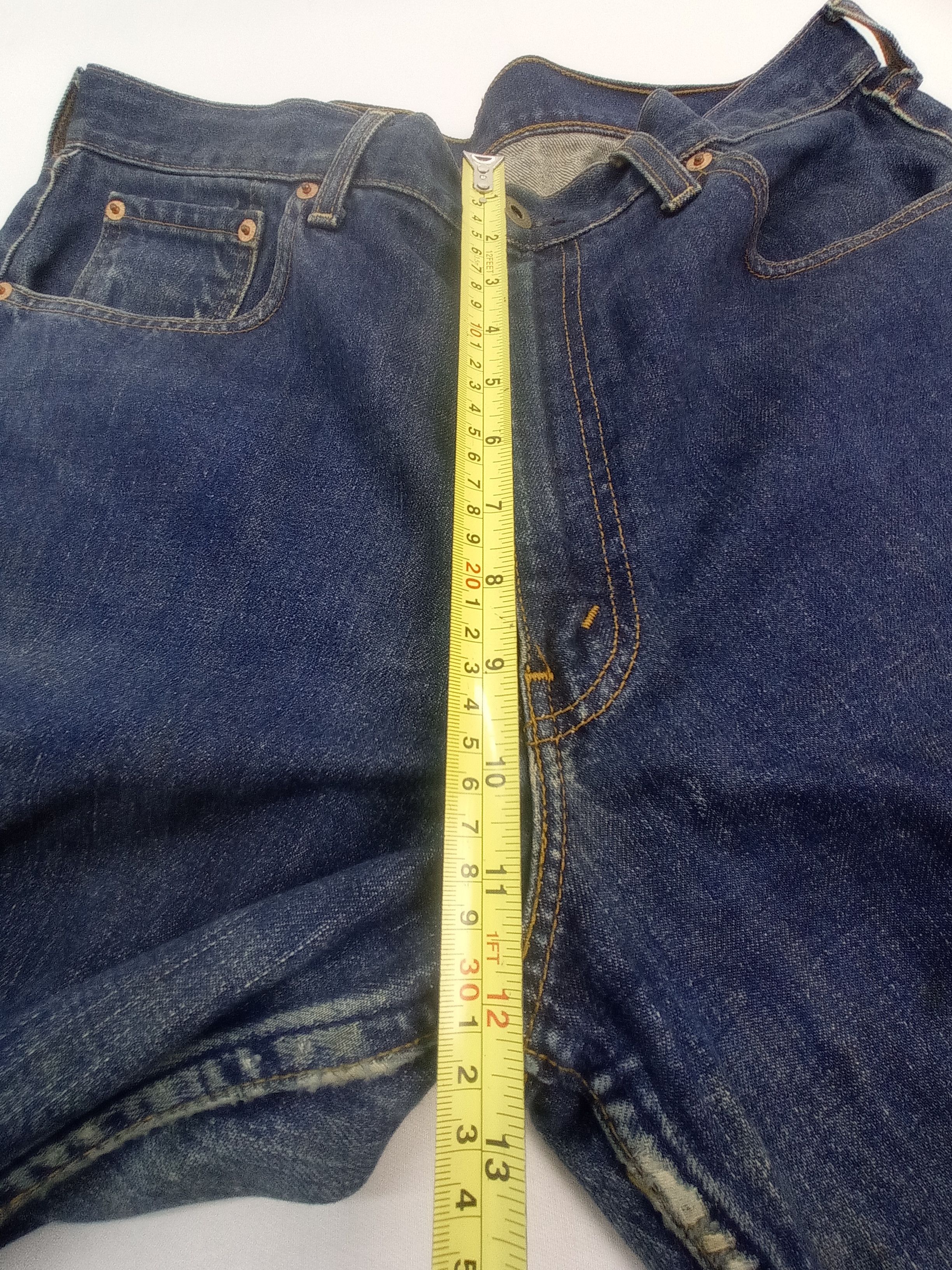 Levi's Levi's 504 Selvage Release Hem Pants Size US 33 - 17 Thumbnail