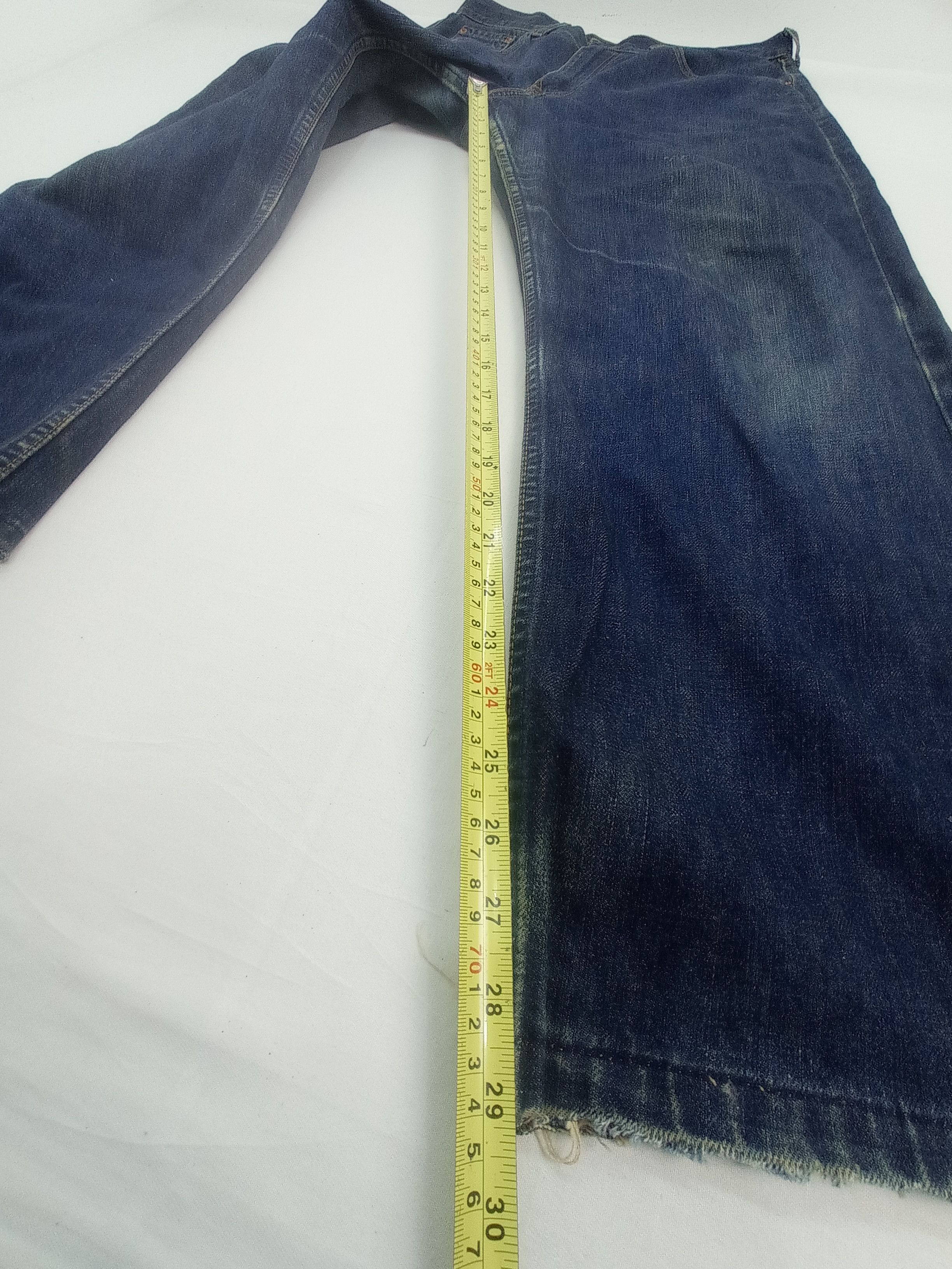Levi's Levi's 504 Selvage Release Hem Pants Size US 33 - 21 Thumbnail