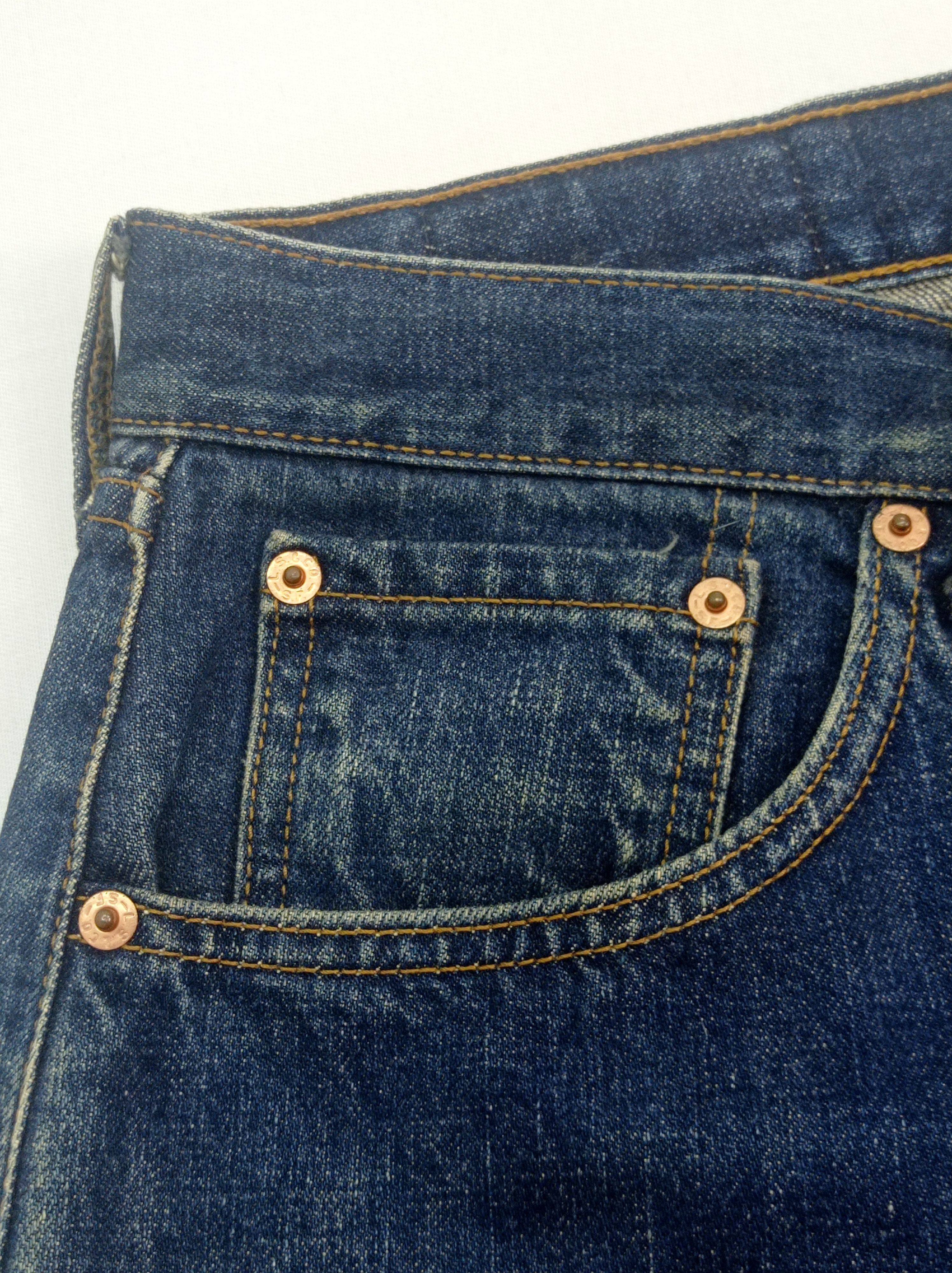Levi's Levi's 504 Selvage Release Hem Pants Size US 33 - 6 Thumbnail