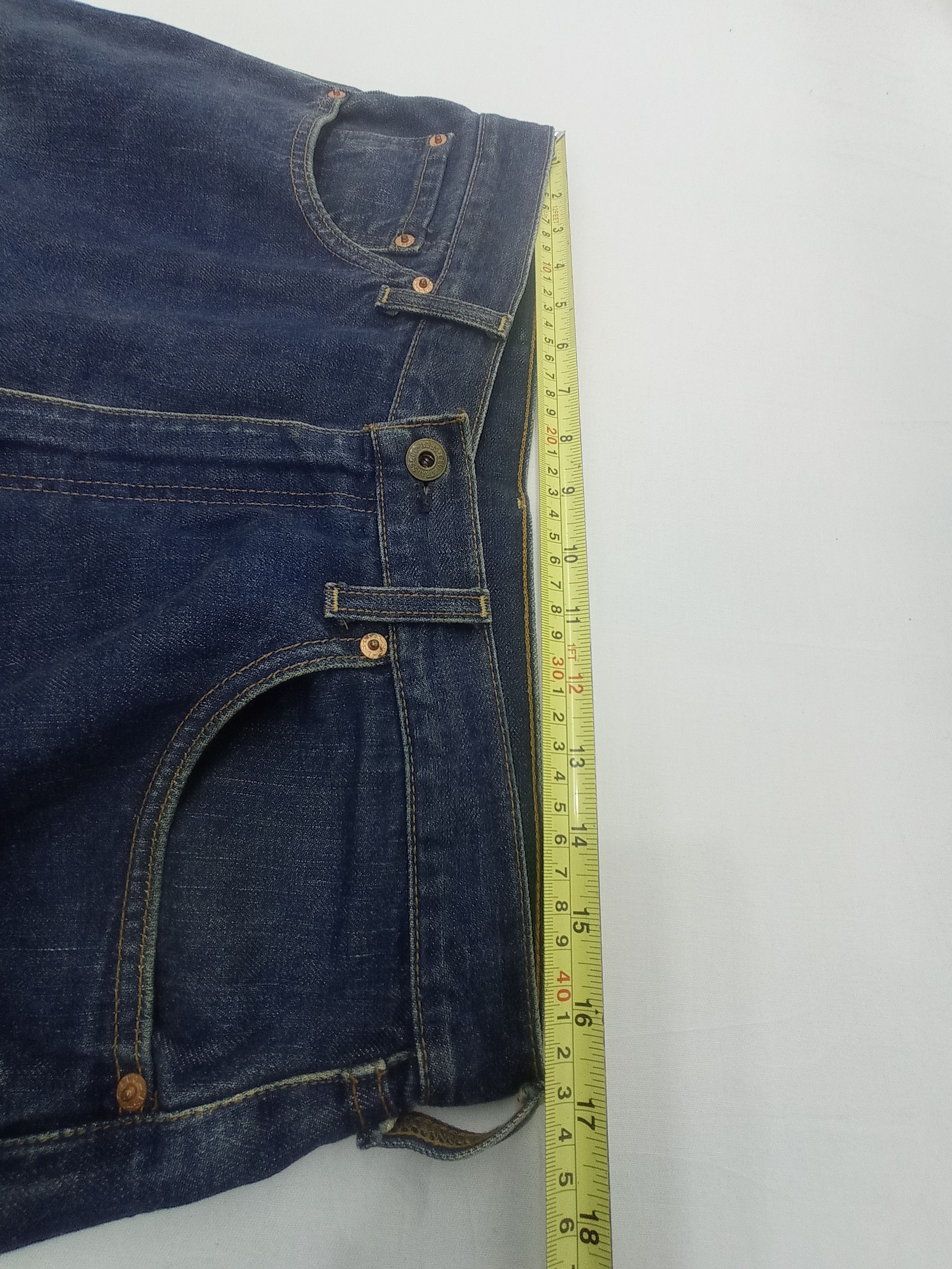 Levi's Levi's 504 Selvage Release Hem Pants Size US 33 - 16 Thumbnail