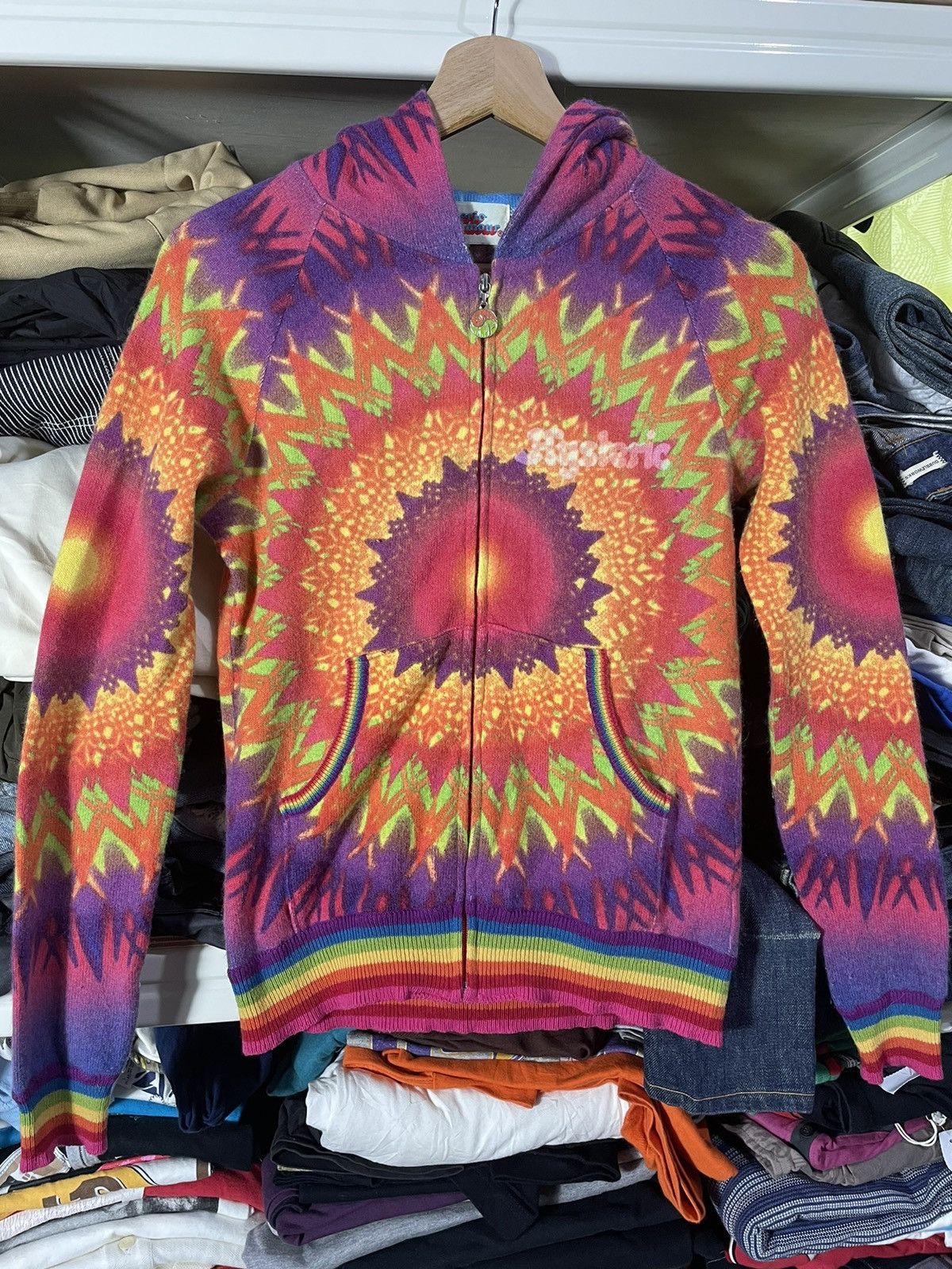 Hysteric Glamour Vintage Hysteric Glamour Rainbow 🌈 Calour with Hoodie Size US S / EU 44-46 / 1 - 2 Thumbnail