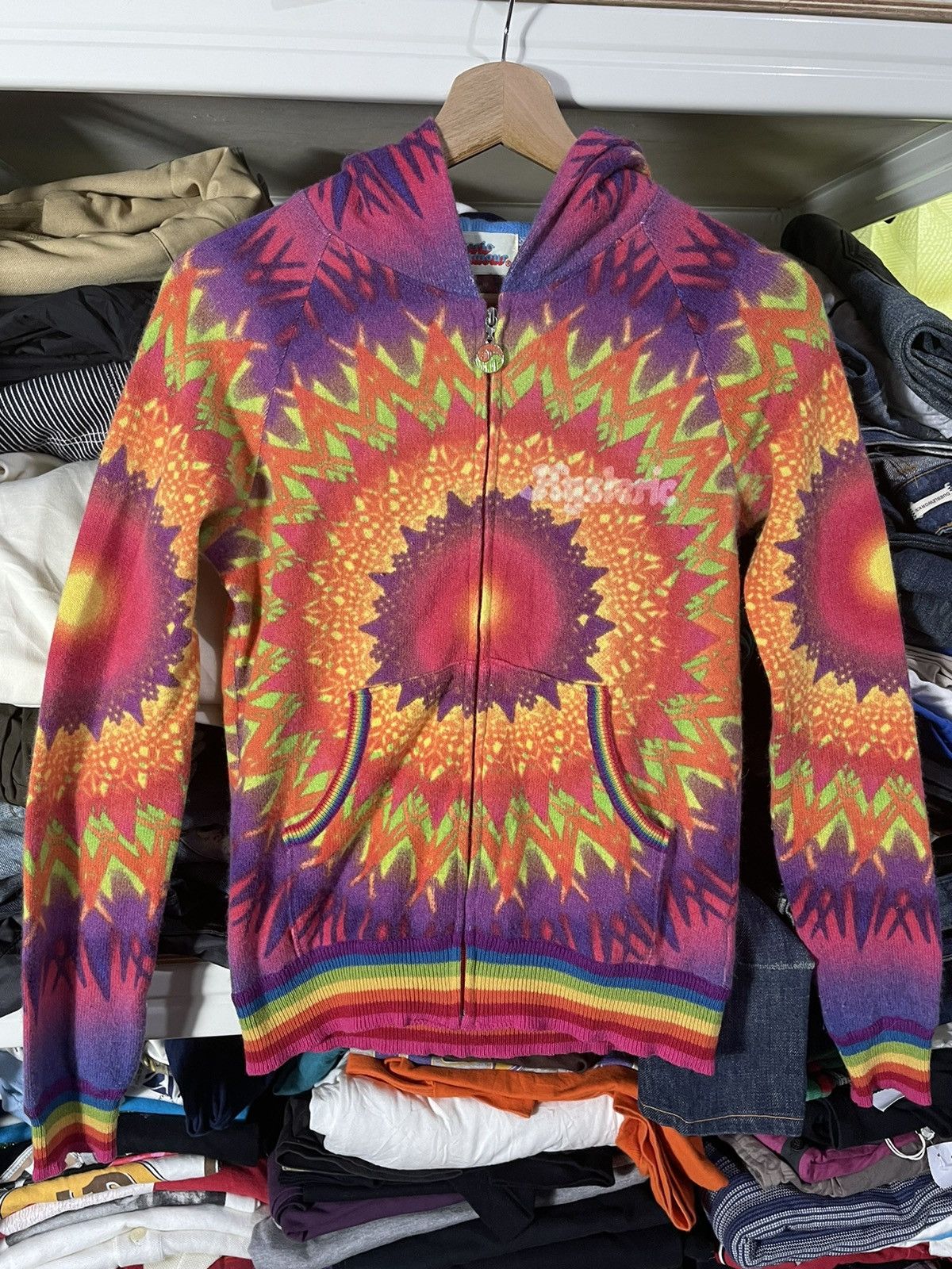 Hysteric Glamour Vintage Hysteric Glamour Rainbow 🌈 Calour with Hoodie Size US S / EU 44-46 / 1 - 1 Thumbnail