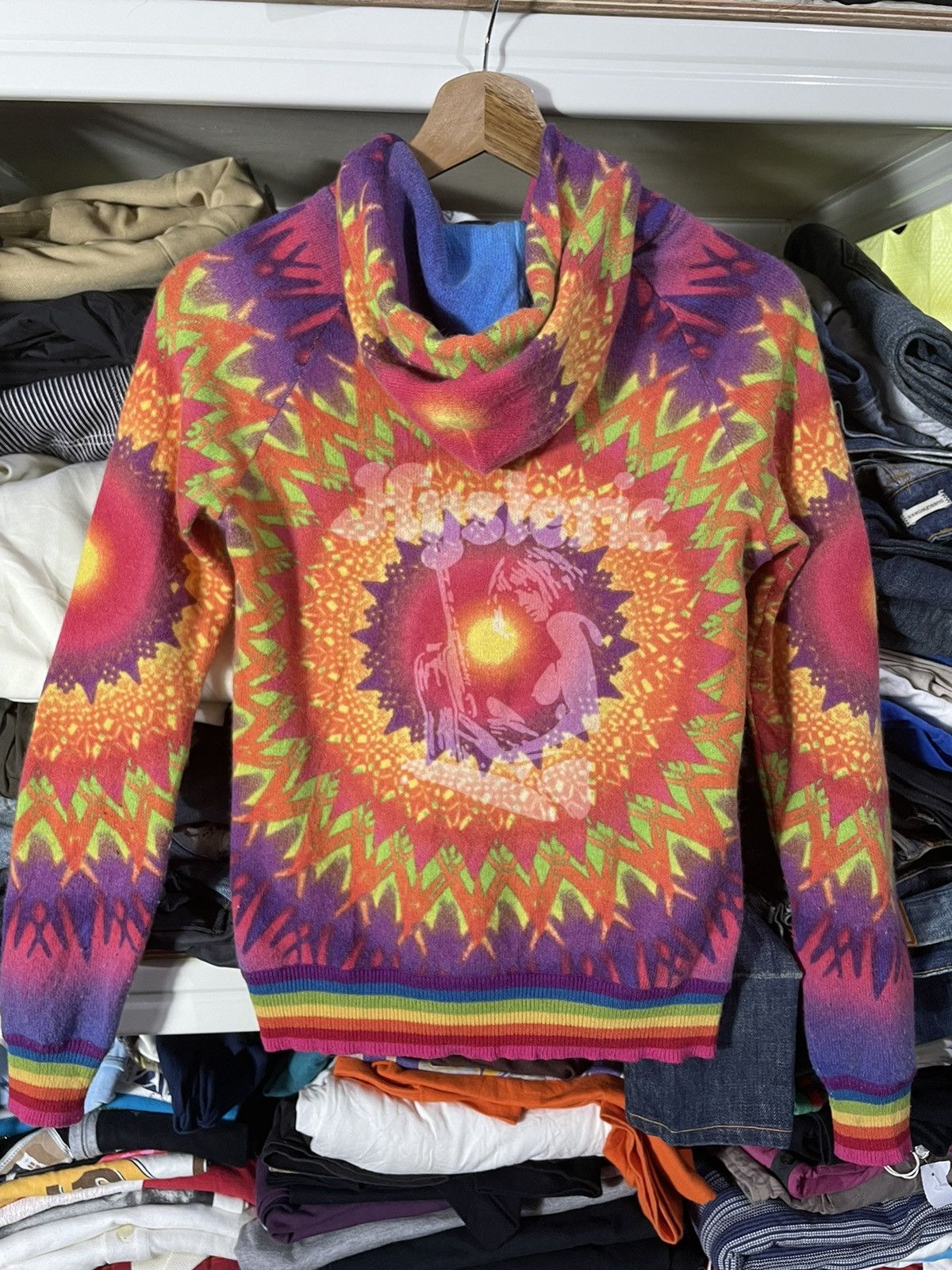 Hysteric Glamour Vintage Hysteric Glamour Rainbow 🌈 Calour with Hoodie Size US S / EU 44-46 / 1 - 5 Thumbnail