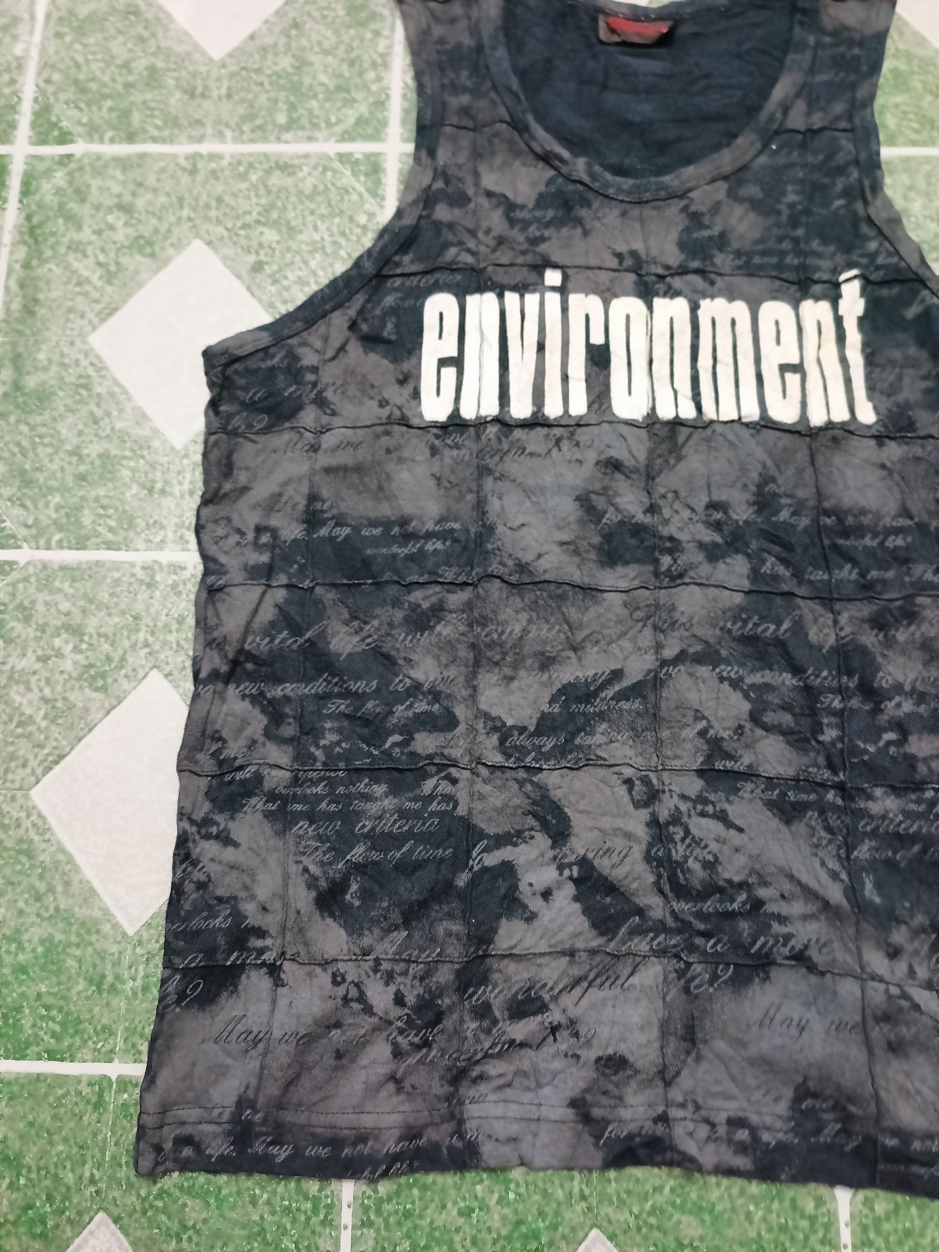 If Six Was Nine Rare Dangerous Warning enviroment sleeveless tank top Size US M / EU 48-50 / 2 - 4 Thumbnail