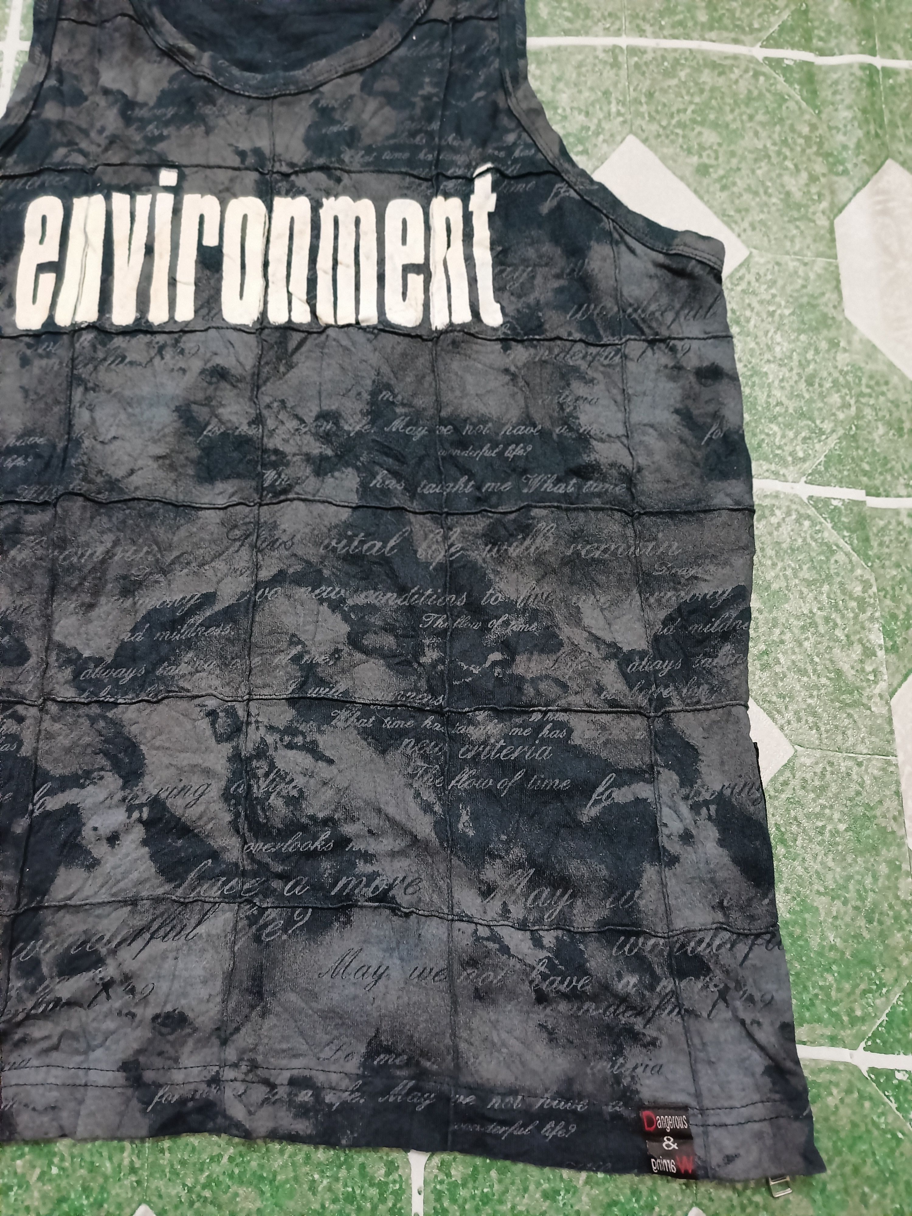 If Six Was Nine Rare Dangerous Warning enviroment sleeveless tank top Size US M / EU 48-50 / 2 - 3 Thumbnail