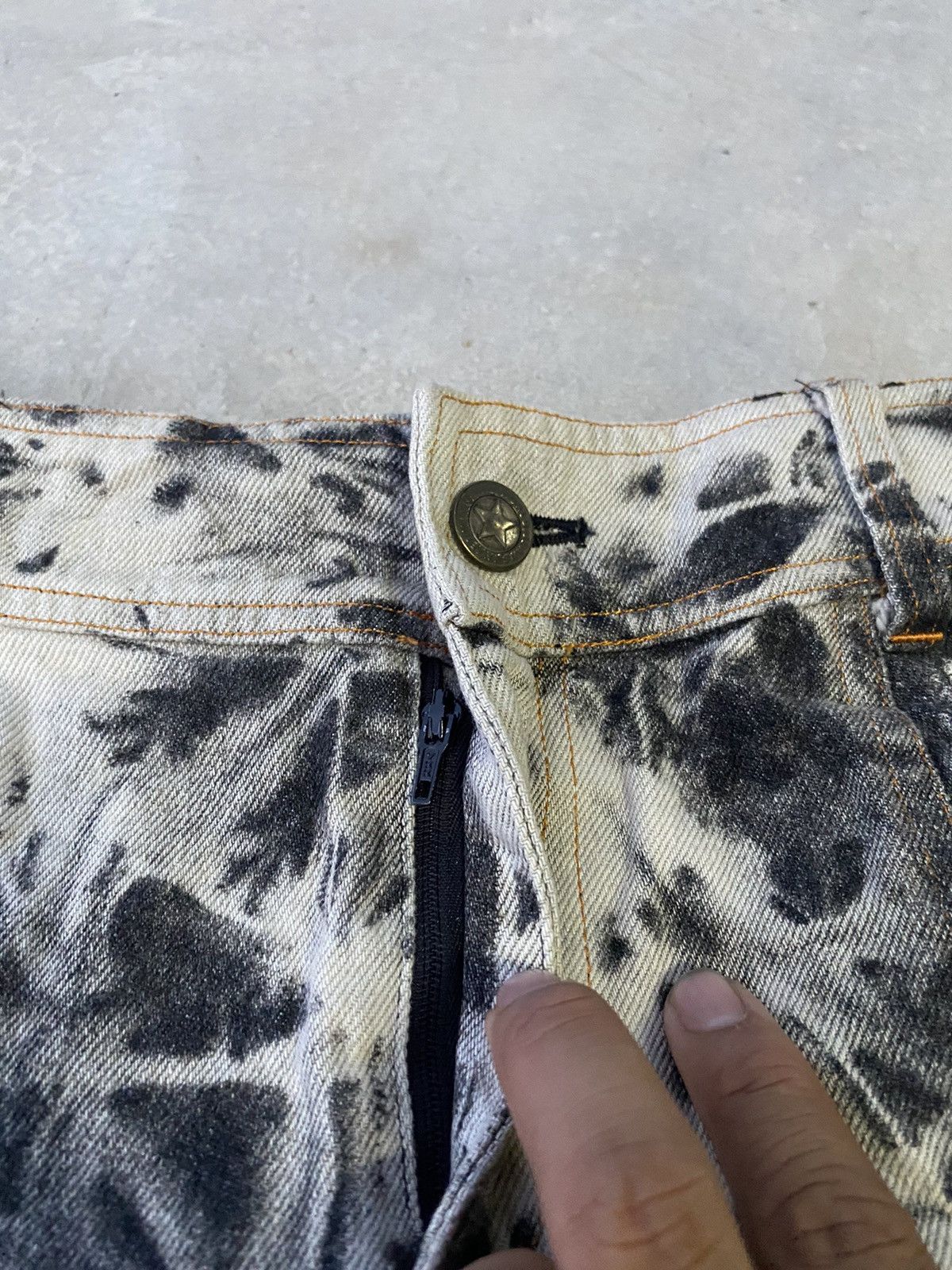Japanese Brand × Seditionaries DASH DISTRESSED DENIM SEXY SKIRT Size 28" / US 6 / IT 42 - 5 Thumbnail