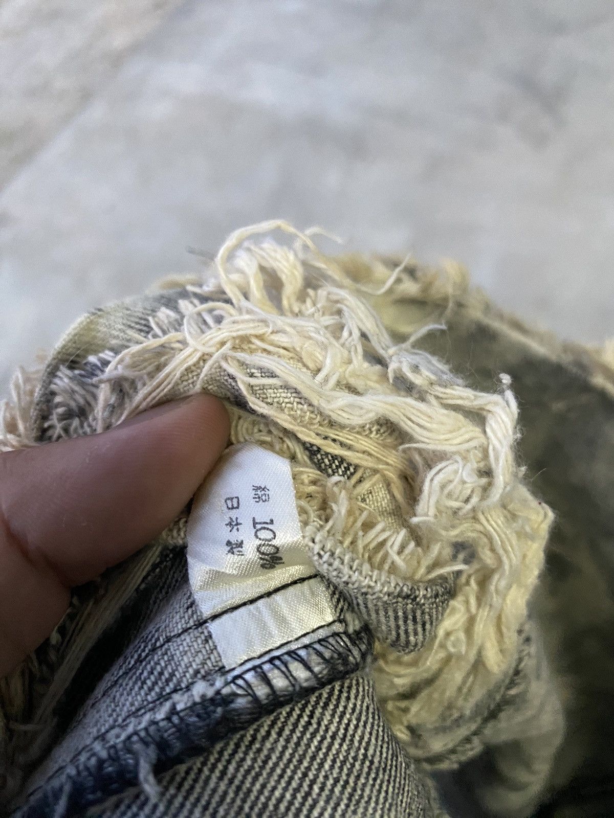 Japanese Brand × Seditionaries DASH DISTRESSED DENIM SEXY SKIRT Size 28" / US 6 / IT 42 - 7 Thumbnail