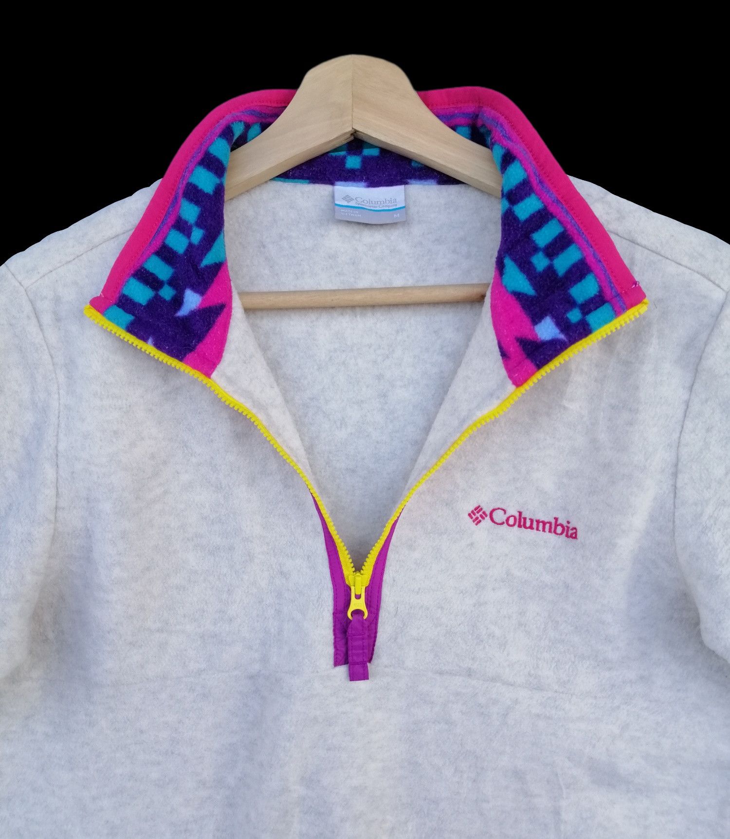 Columbia Columbia Fleece Sweater Half Zip Jacket Size M / US 6-8 / IT 42-44 - 10 Thumbnail