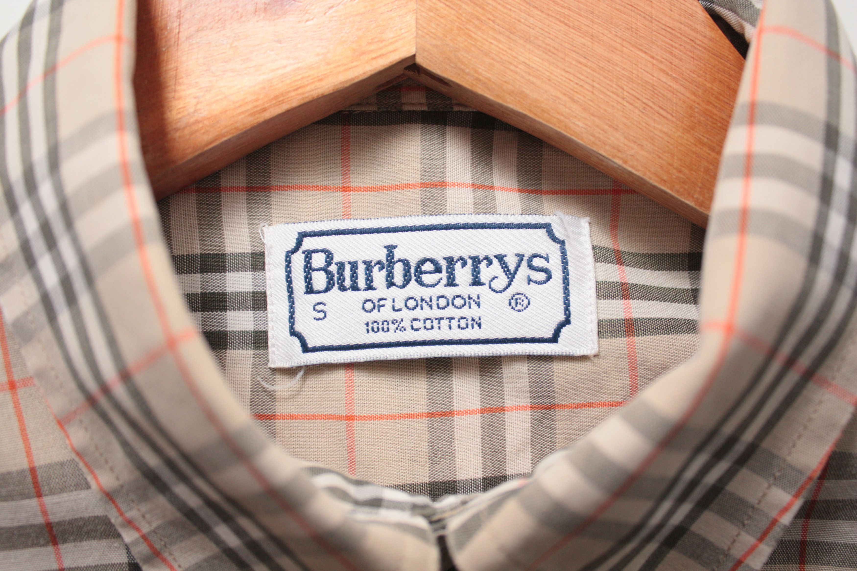 Burberry Burberry's Beige Nova Check Vintage Shirt Small Size US S / EU 44-46 / 1 - 6 Thumbnail