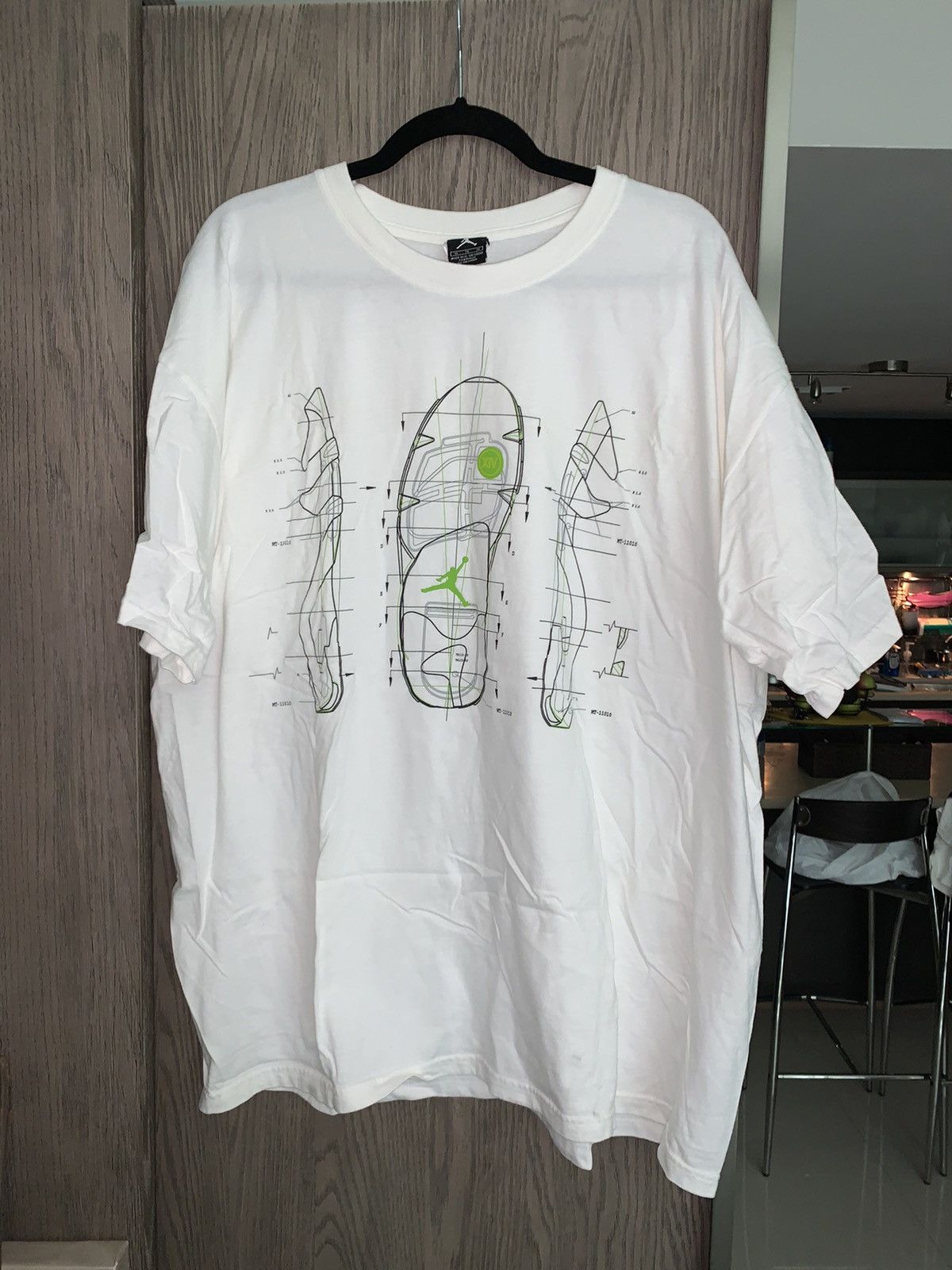 Jordan Brand Vintage Air Jordan XIV 14 tshirt Size US XL / EU 56 / 4 - 2 Thumbnail