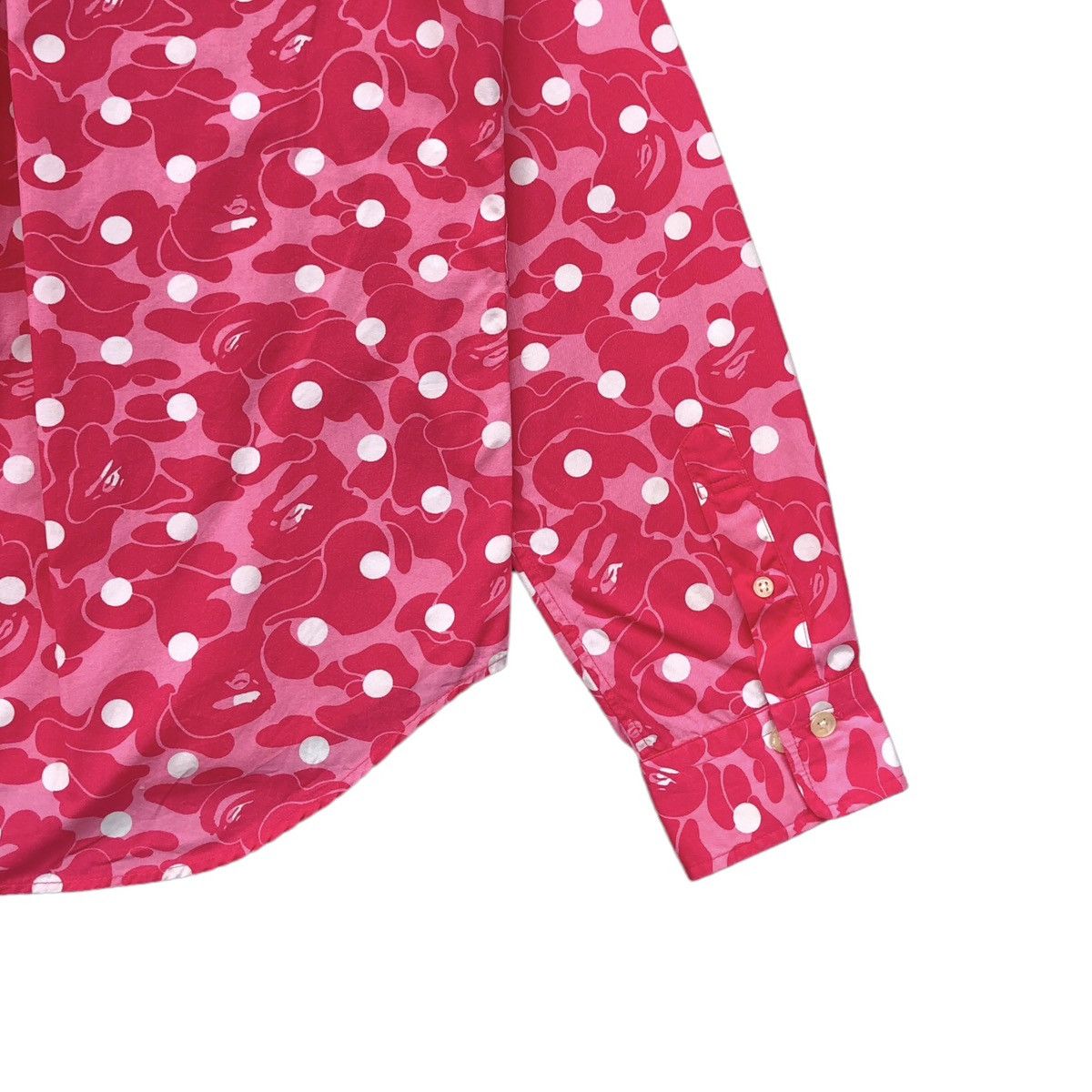 Bape ABC Dot Camo Button Up Shirt Size S / US 4 / IT 40 - 10 Thumbnail