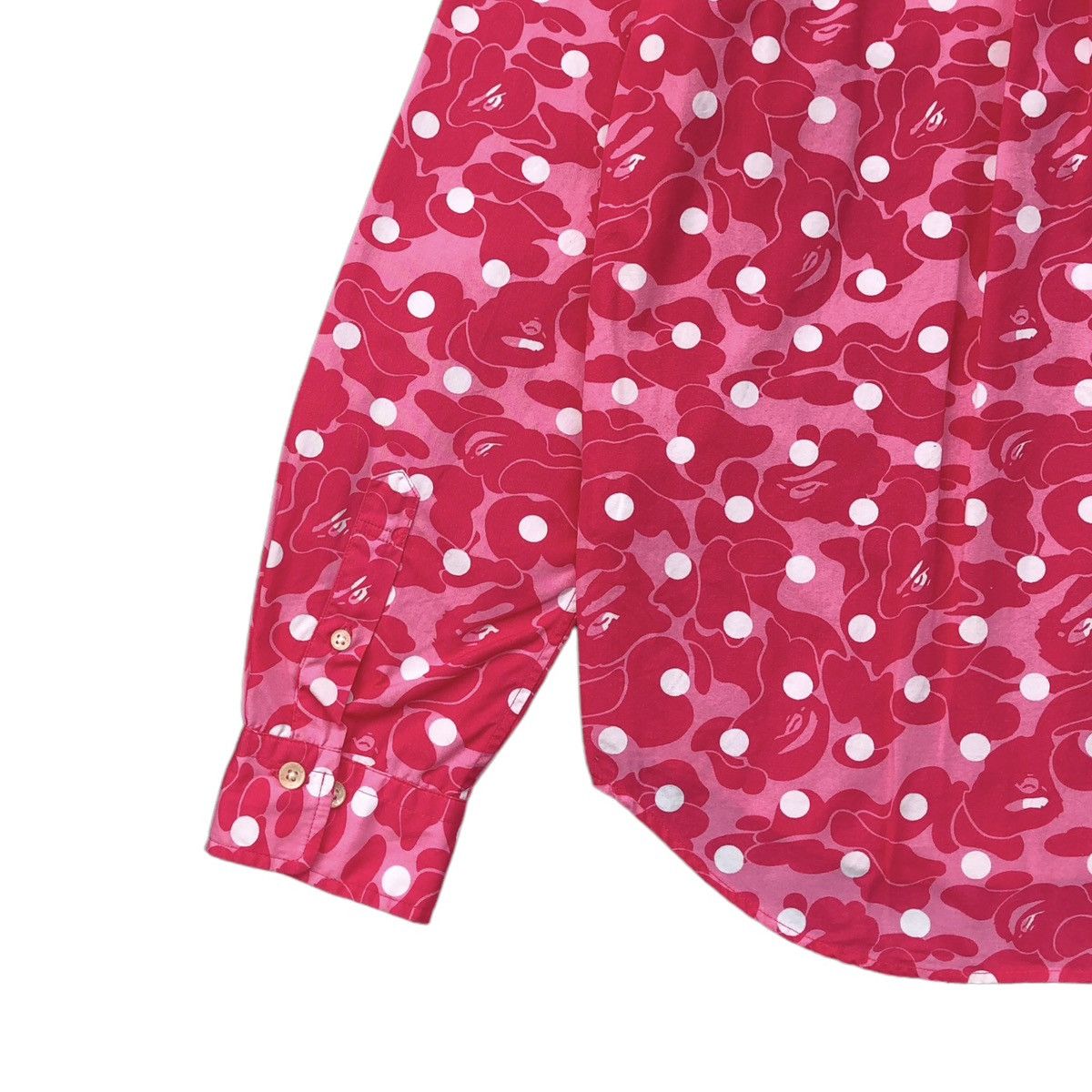 Bape ABC Dot Camo Button Up Shirt Size S / US 4 / IT 40 - 9 Thumbnail
