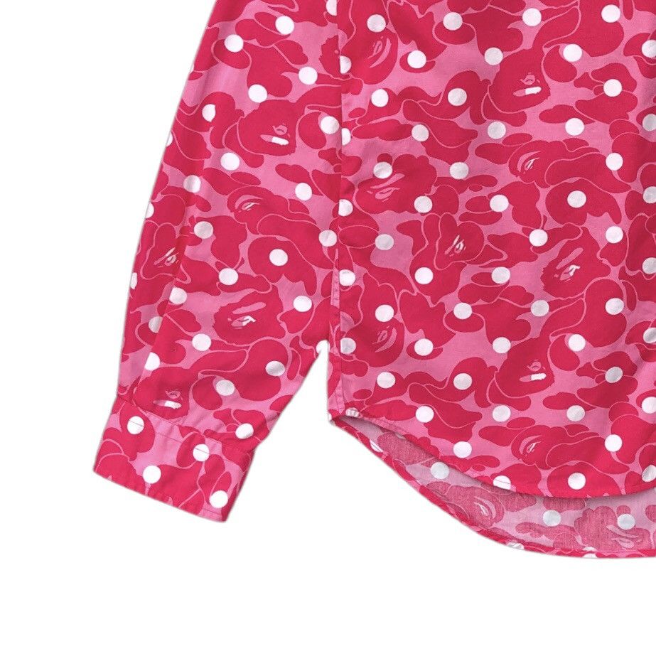 Bape ABC Dot Camo Button Up Shirt Size S / US 4 / IT 40 - 7 Thumbnail