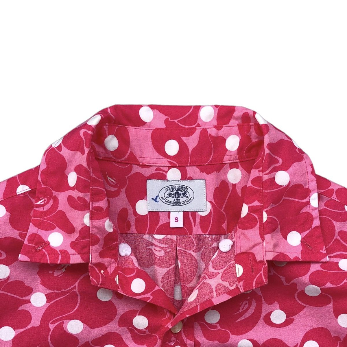 Bape ABC Dot Camo Button Up Shirt Size S / US 4 / IT 40 - 12 Thumbnail