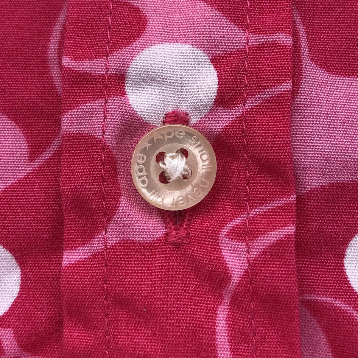 Bape ABC Dot Camo Button Up Shirt Size S / US 4 / IT 40 - 11 Thumbnail