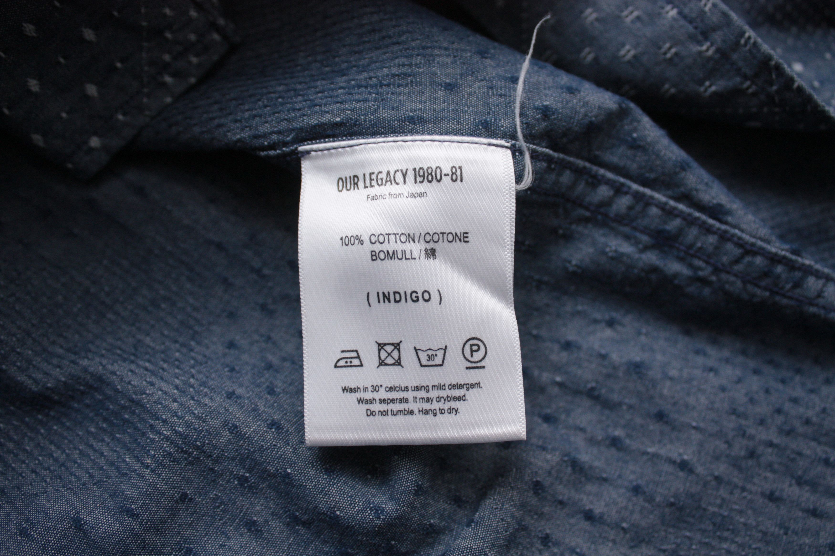 Our Legacy Our Legacy Inigo Blue Long Sleeve Shirt Men's 46/S Size US S / EU 44-46 / 1 - 5 Thumbnail