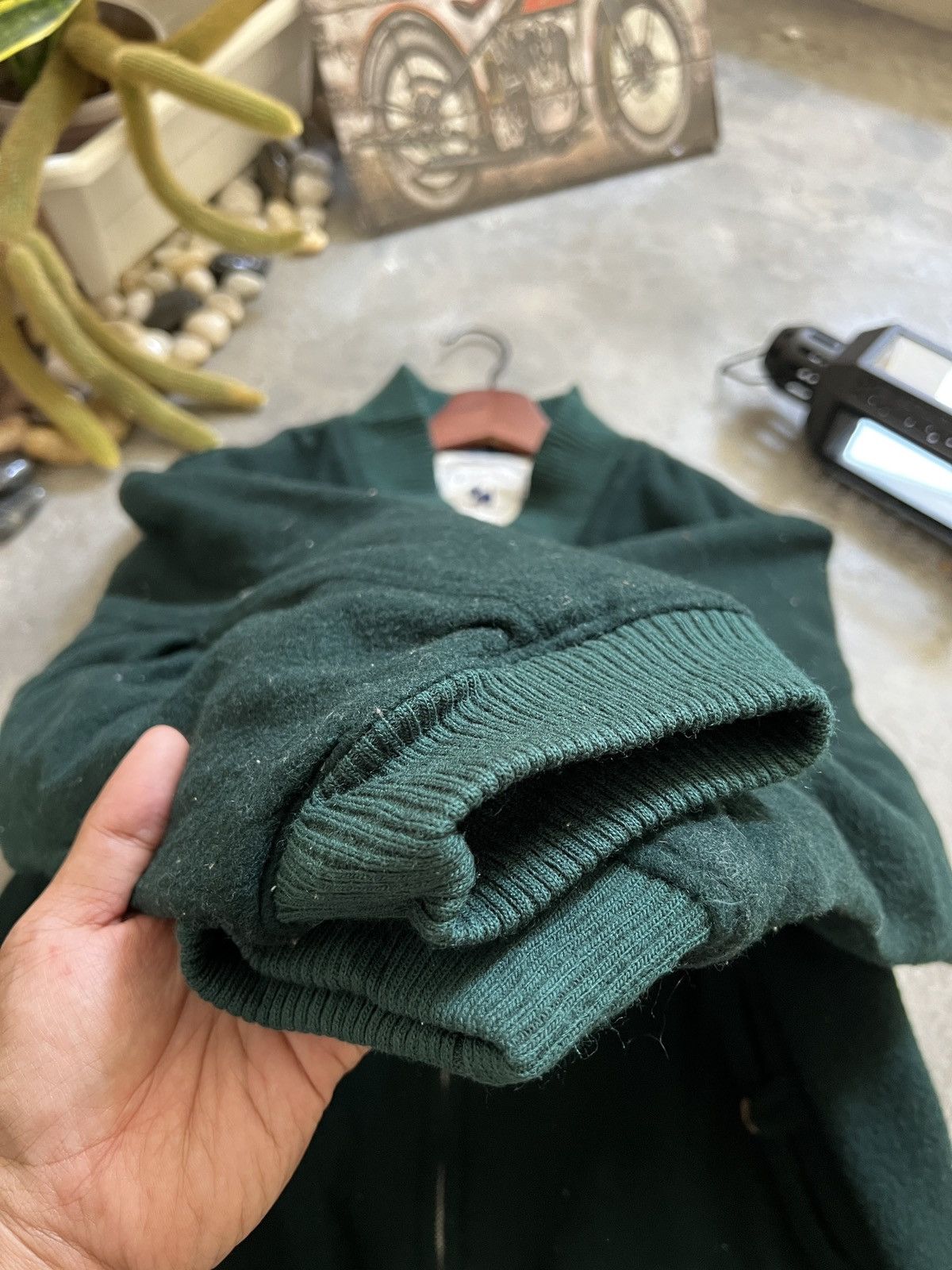 Vintage STEALS 🏴‍☠️ Queens Court Wool Quilted Bomber Jacket Size US L / EU 52-54 / 3 - 11 Thumbnail