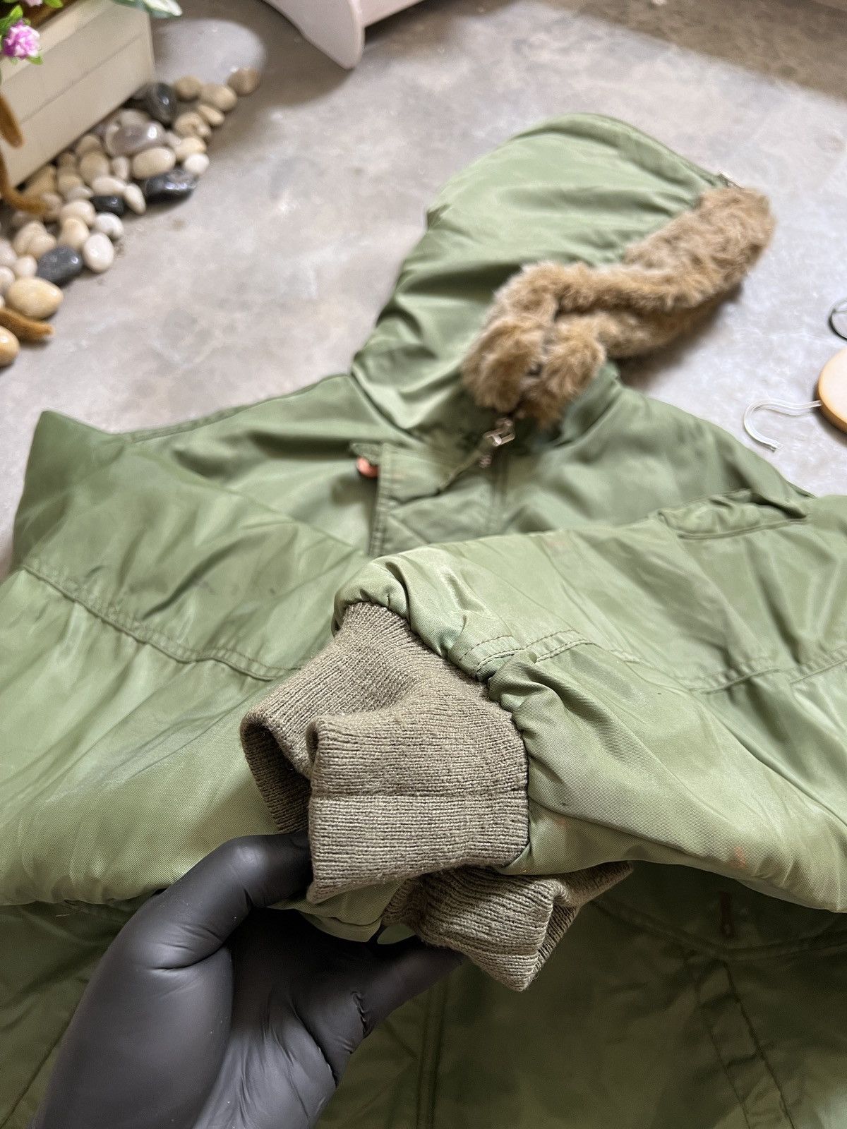 Japanese Brand × Vintage Vintage 🖤🏴‍☠️ Warm Military Bomber Jacket Size US L / EU 52-54 / 3 - 23 Thumbnail