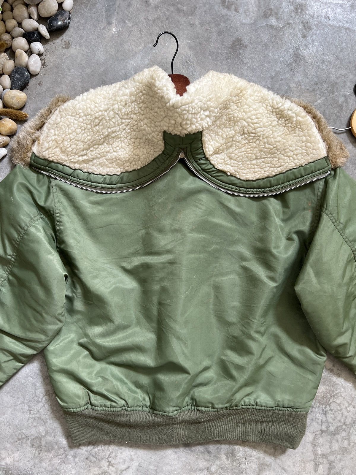 Japanese Brand × Vintage Vintage 🖤🏴‍☠️ Warm Military Bomber Jacket Size US L / EU 52-54 / 3 - 6 Thumbnail