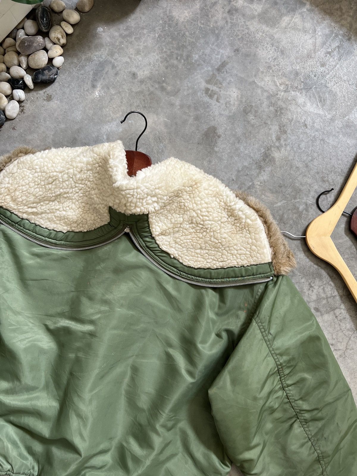 Japanese Brand × Vintage Vintage 🖤🏴‍☠️ Warm Military Bomber Jacket Size US L / EU 52-54 / 3 - 17 Thumbnail