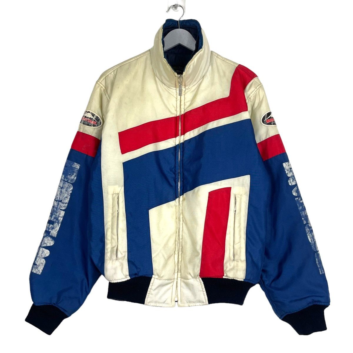 Japanese Brand × Kadoya 💥90s KUSHITANI JAPAN MOTO RACING BOMBER JACKET Size US L / EU 52-54 / 3 - 1 Thumbnail