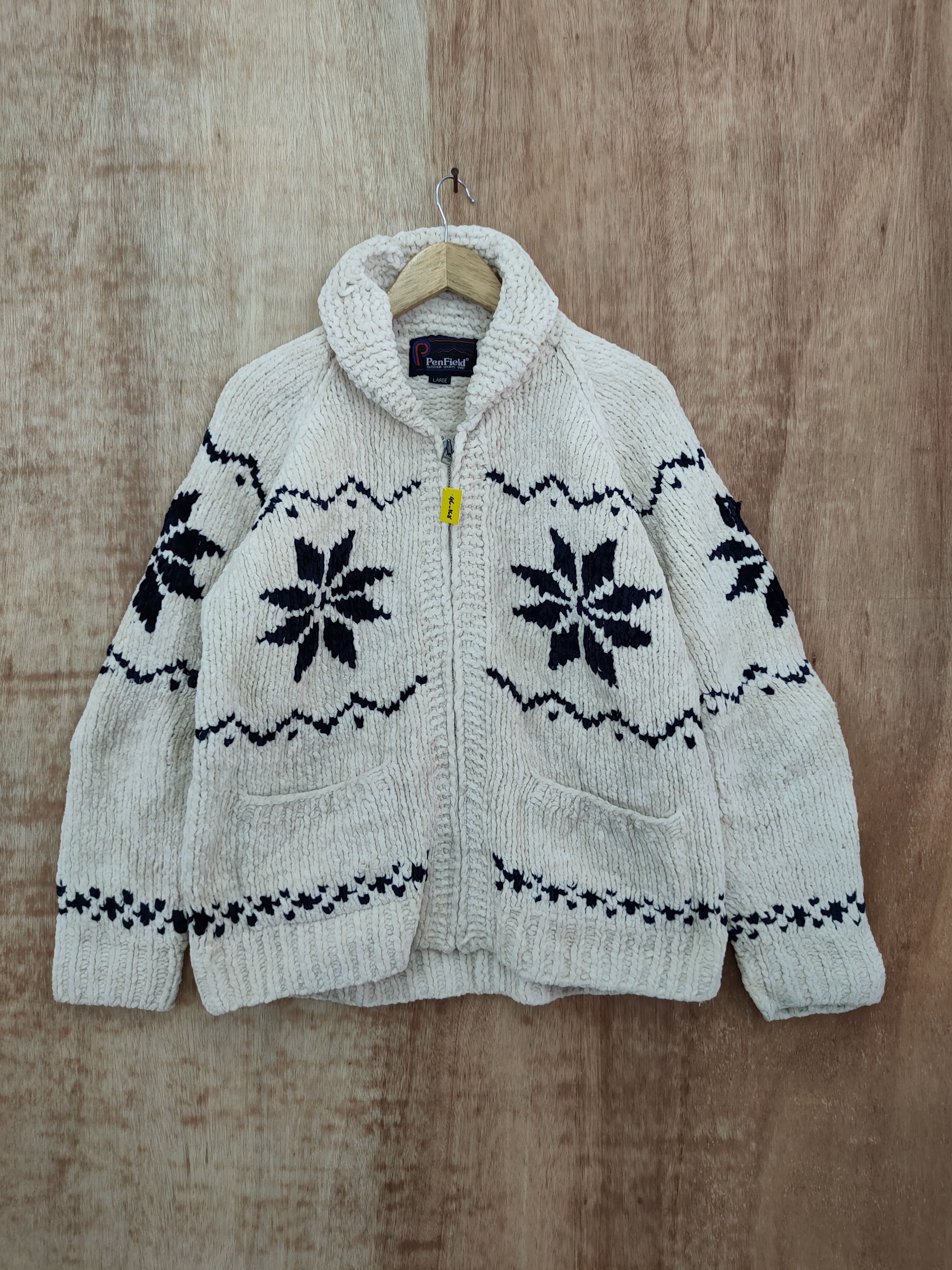 Penfield DL penfield knitwear sweater art navajo vintage #46-168 Size US L / EU 52-54 / 3 - 1 Thumbnail