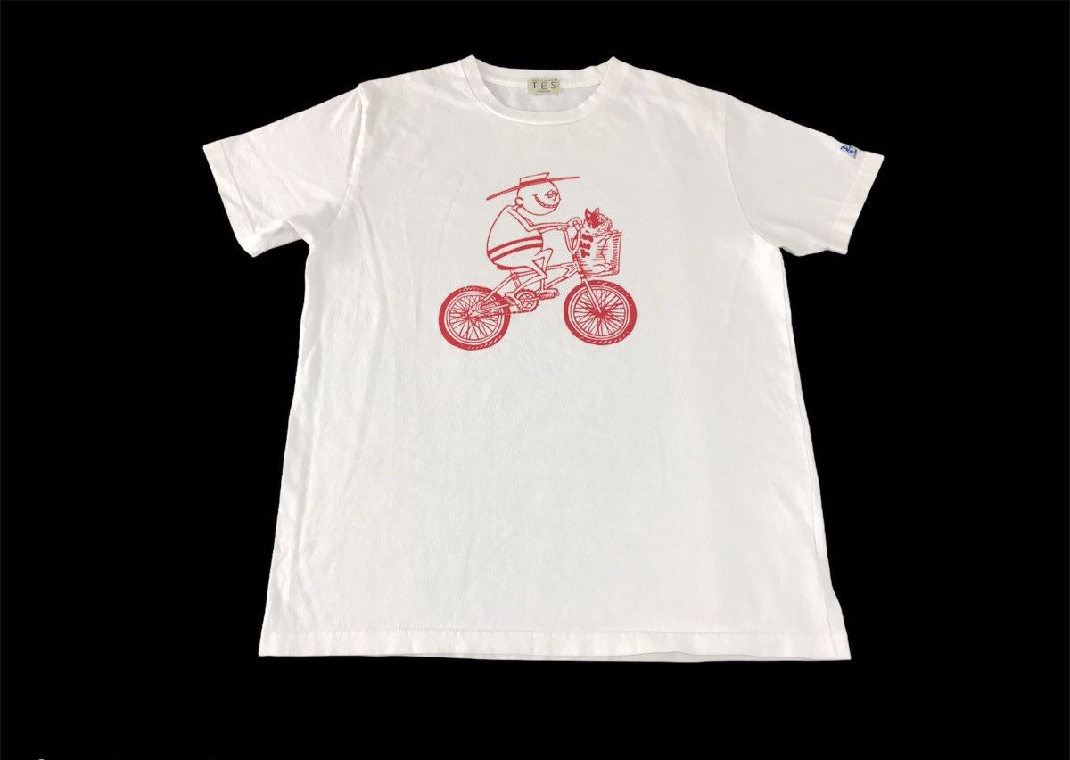 Japanese Brand × Vintage Tes Japanese Brand Riding Graphic Logo T-shirt Tee Size M Size US M / EU 48-50 / 2 - 1 Thumbnail