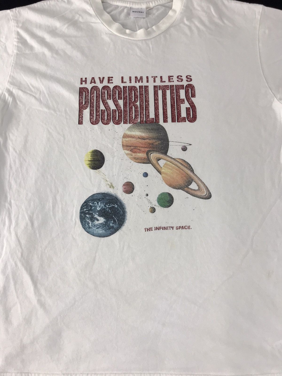Japanese Brand × Vintage Moussy Have Limitless Possibilities The Infinity Space Tee Size US L / EU 52-54 / 3 - 3 Thumbnail