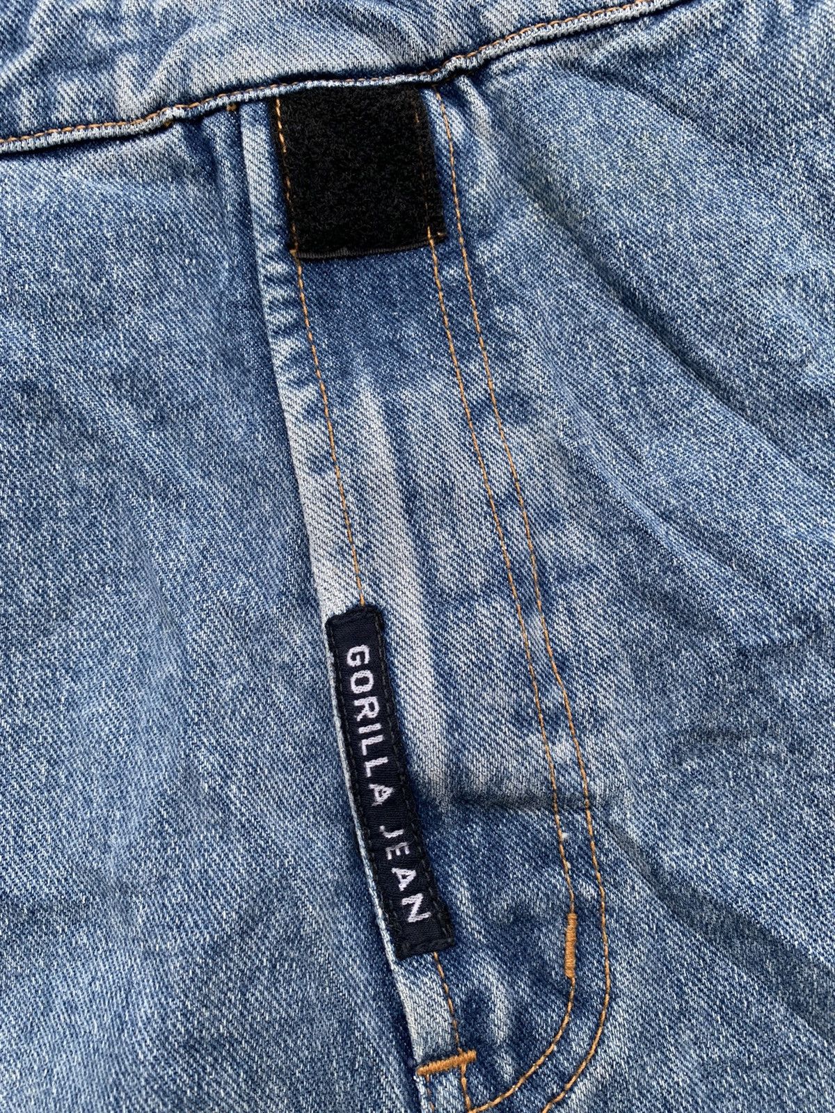 Japanese Brand × Vintage Vintage Gorilla Jean Overall Denim Size US 38 / EU 54 - 4 Thumbnail