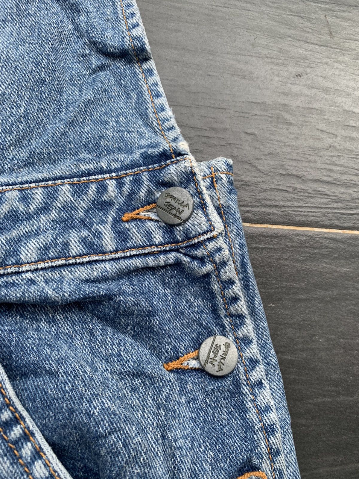 Japanese Brand × Vintage Vintage Gorilla Jean Overall Denim Size US 38 / EU 54 - 5 Thumbnail