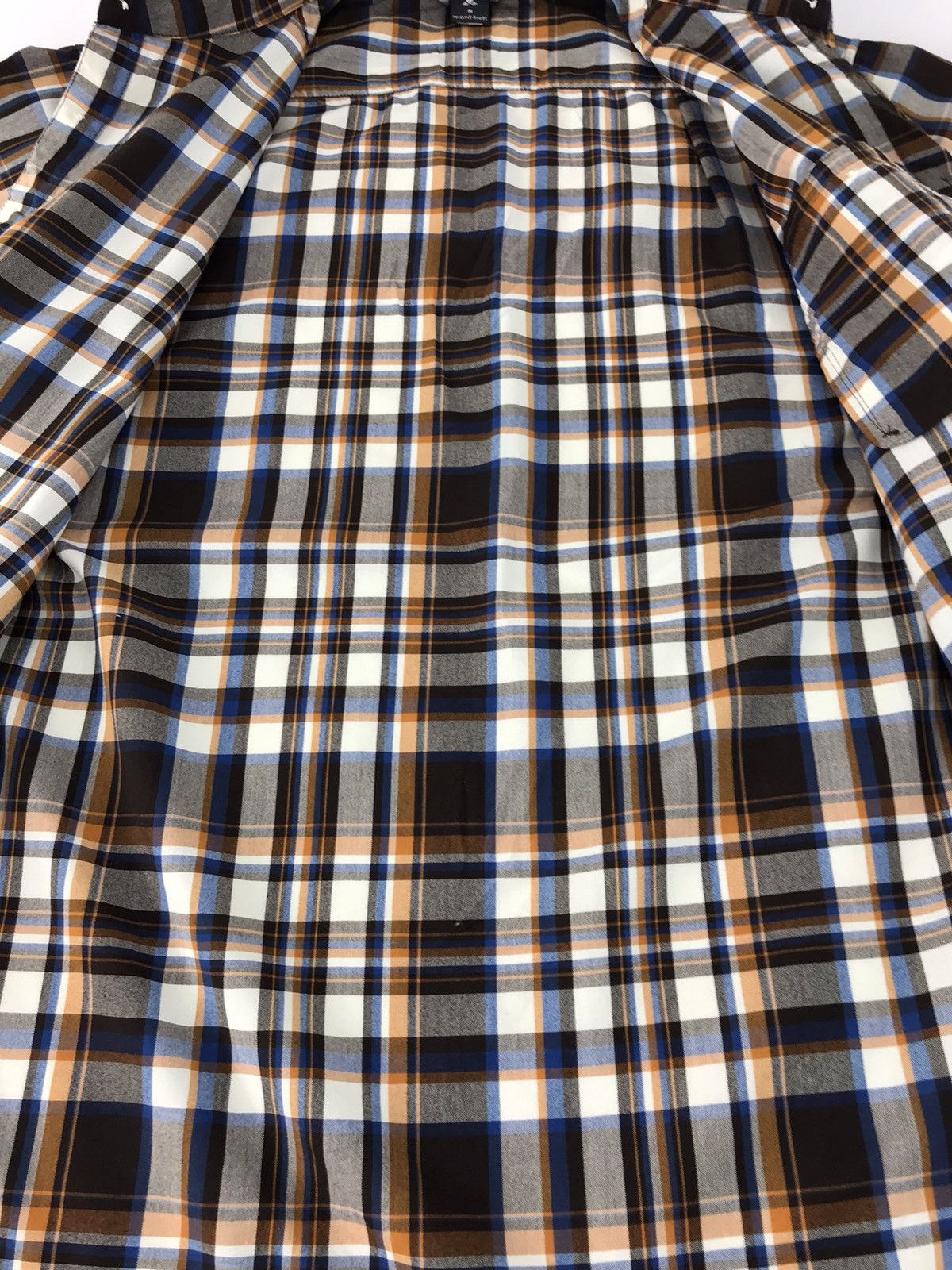 Montbell × Vintage Mont Bell Shirt Tee Single Pocket Plaid Checked Design Size US M / EU 48-50 / 2 - 5 Thumbnail