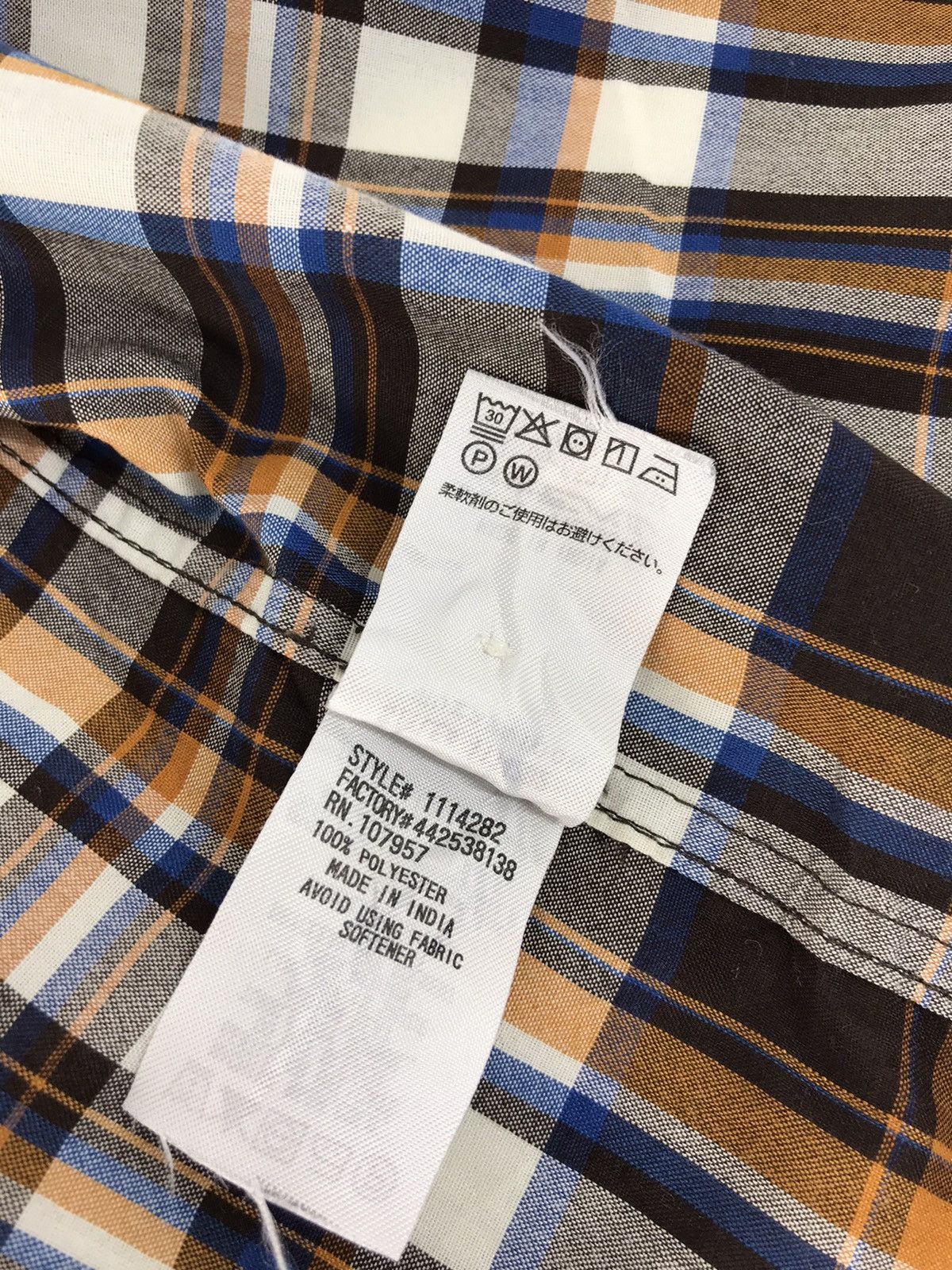 Montbell × Vintage Mont Bell Shirt Tee Single Pocket Plaid Checked Design Size US M / EU 48-50 / 2 - 8 Thumbnail