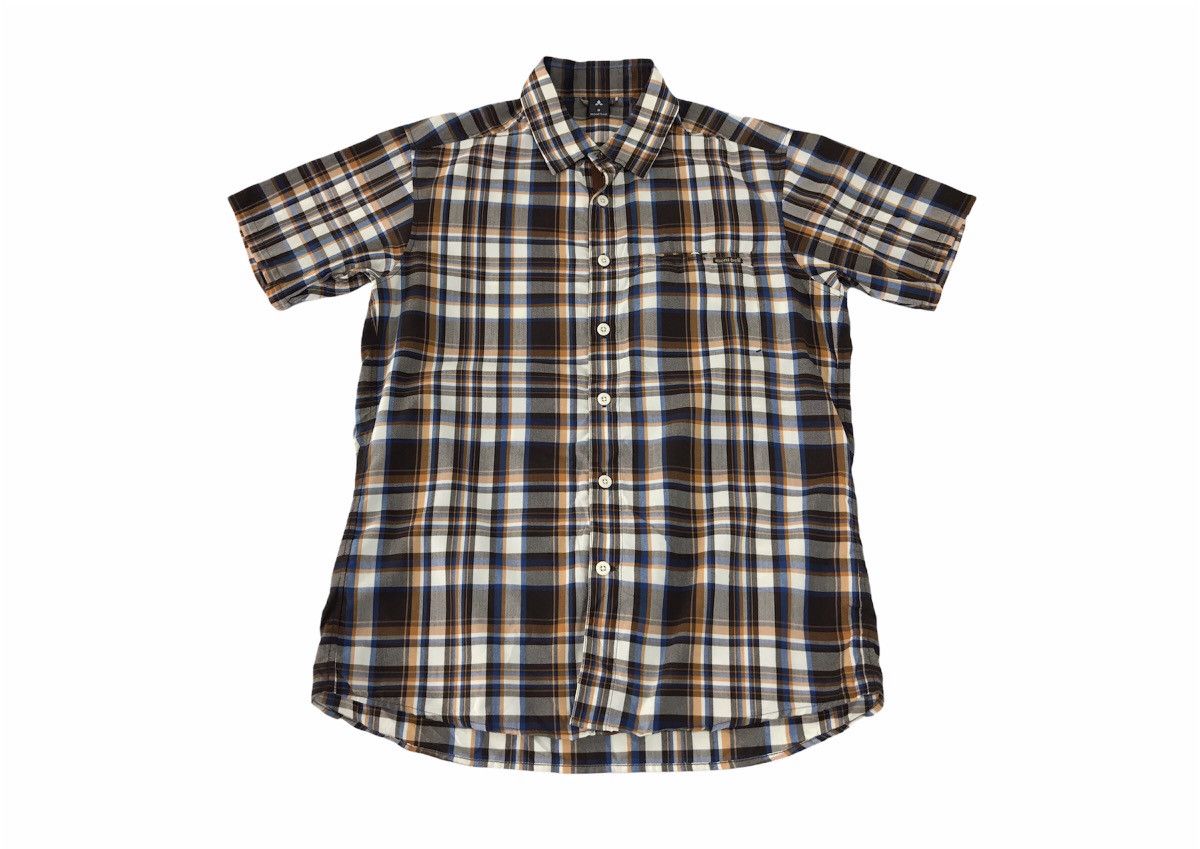 Montbell × Vintage Mont Bell Shirt Tee Single Pocket Plaid Checked Design Size US M / EU 48-50 / 2 - 1 Thumbnail