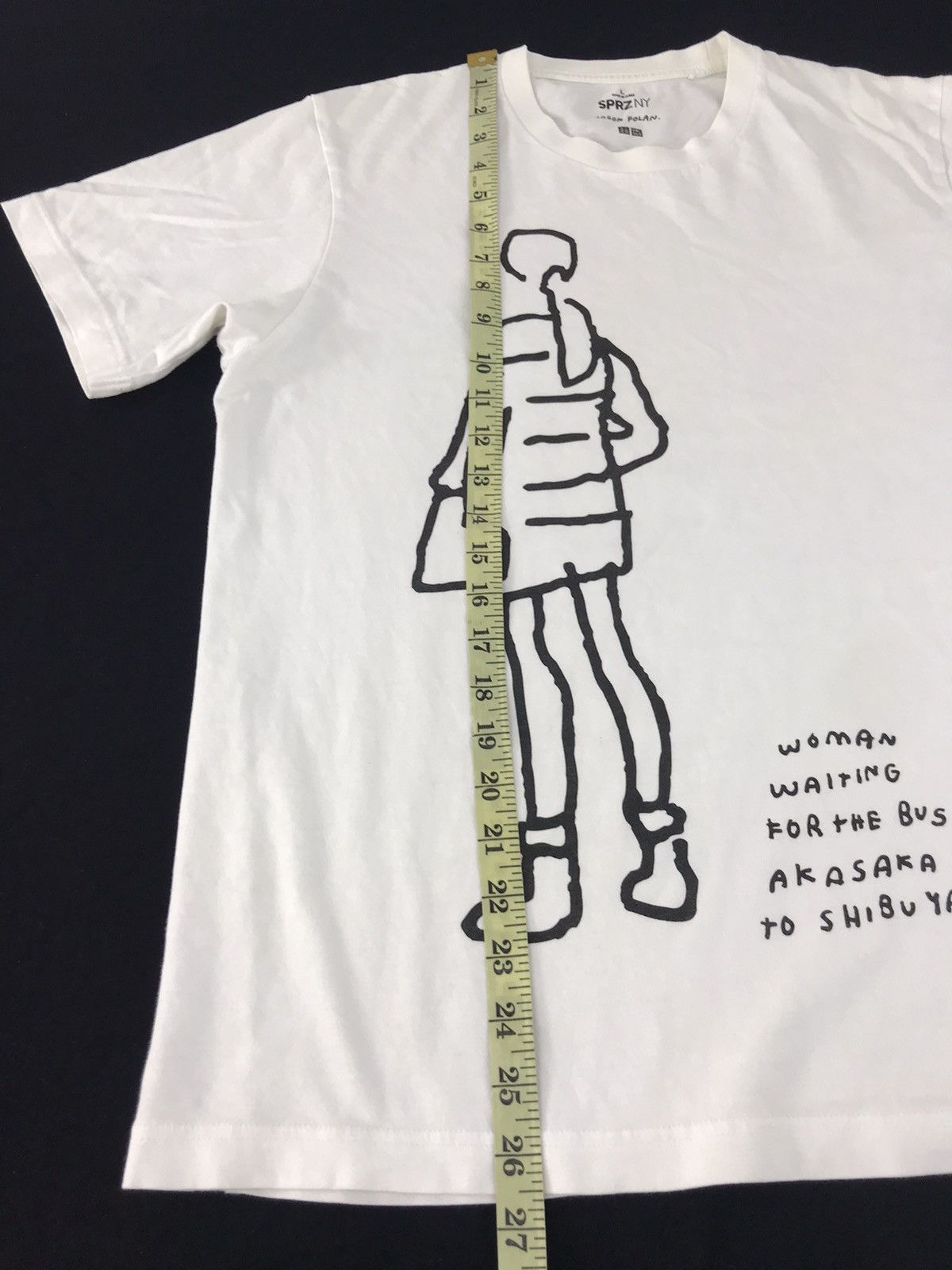 Japanese Brand SPRZNY Jason Polan American Artist Illustration Shibuya Tee Size US M / EU 48-50 / 2 - 9 Thumbnail