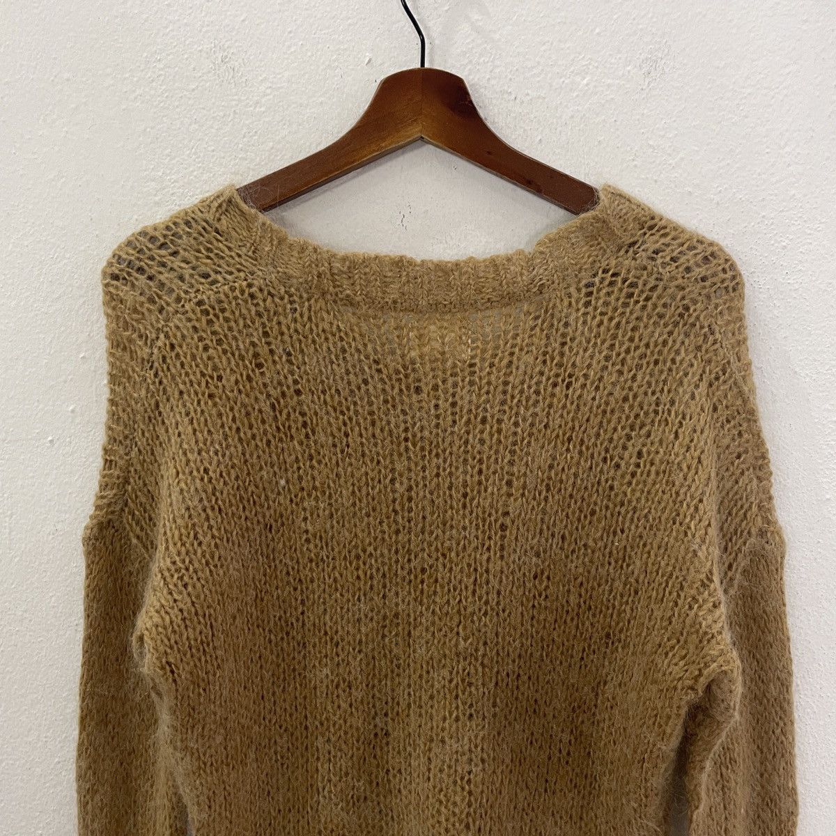 Aran Isles Knitwear Ungrid Drawstring Crochet Mohair Vintage Knitwear Size M / US 6-8 / IT 42-44 - 11 Thumbnail