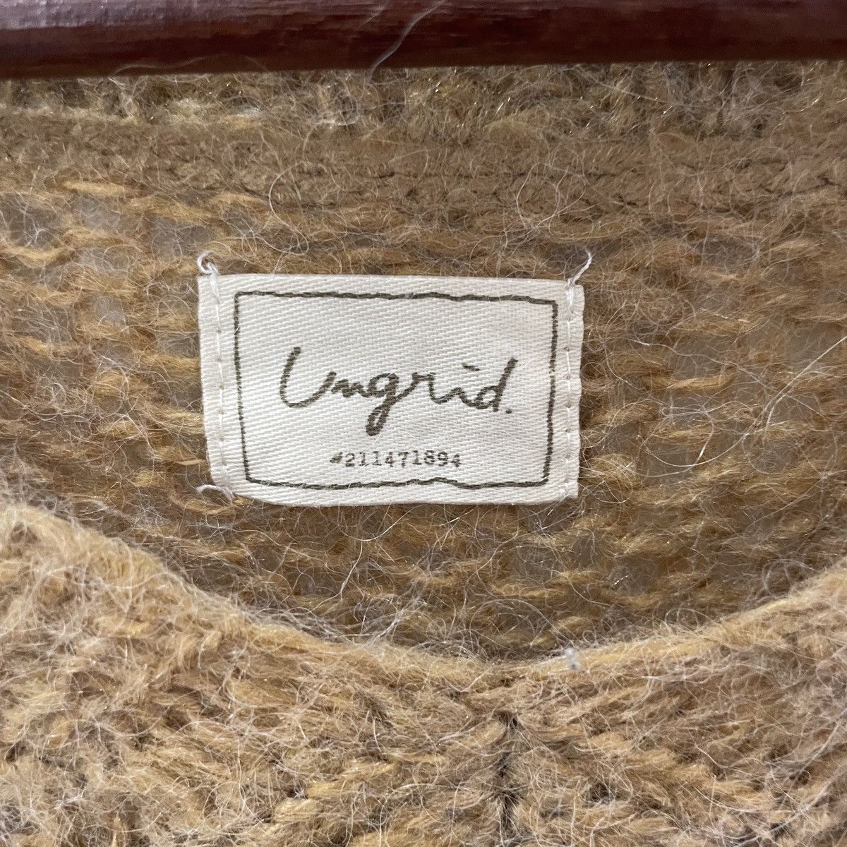 Aran Isles Knitwear Ungrid Drawstring Crochet Mohair Vintage Knitwear Size M / US 6-8 / IT 42-44 - 6 Thumbnail