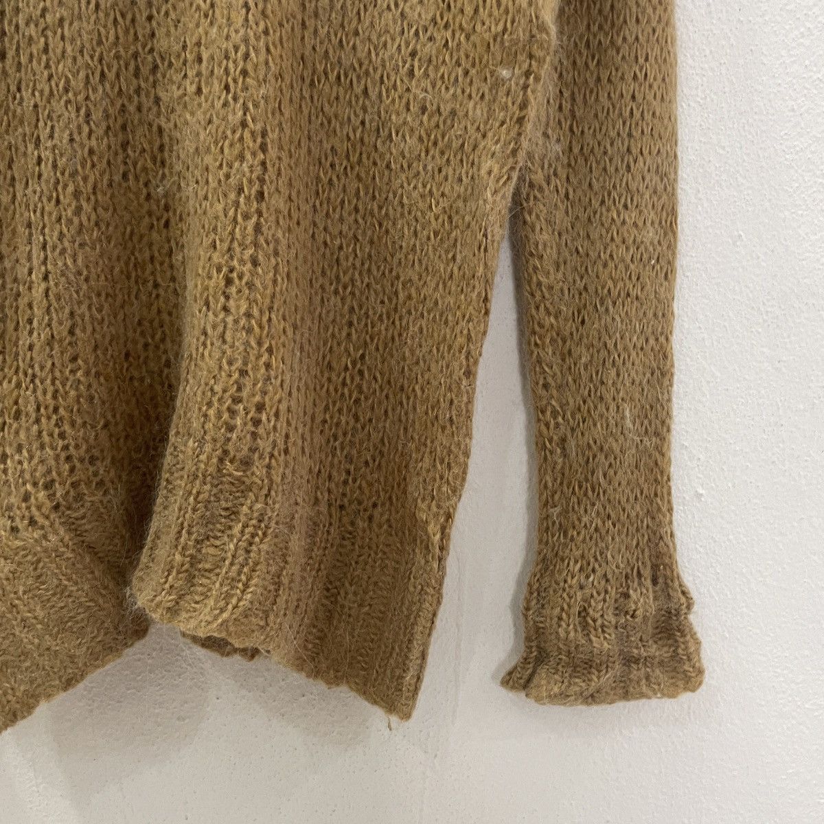 Aran Isles Knitwear Ungrid Drawstring Crochet Mohair Vintage Knitwear Size M / US 6-8 / IT 42-44 - 2 Thumbnail