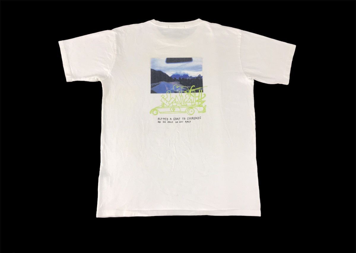 Designer × Rap Tees Gonz Mark Gonzales Ripped A Goat To Shread Art Tee Size US L / EU 52-54 / 3 - 1 Thumbnail