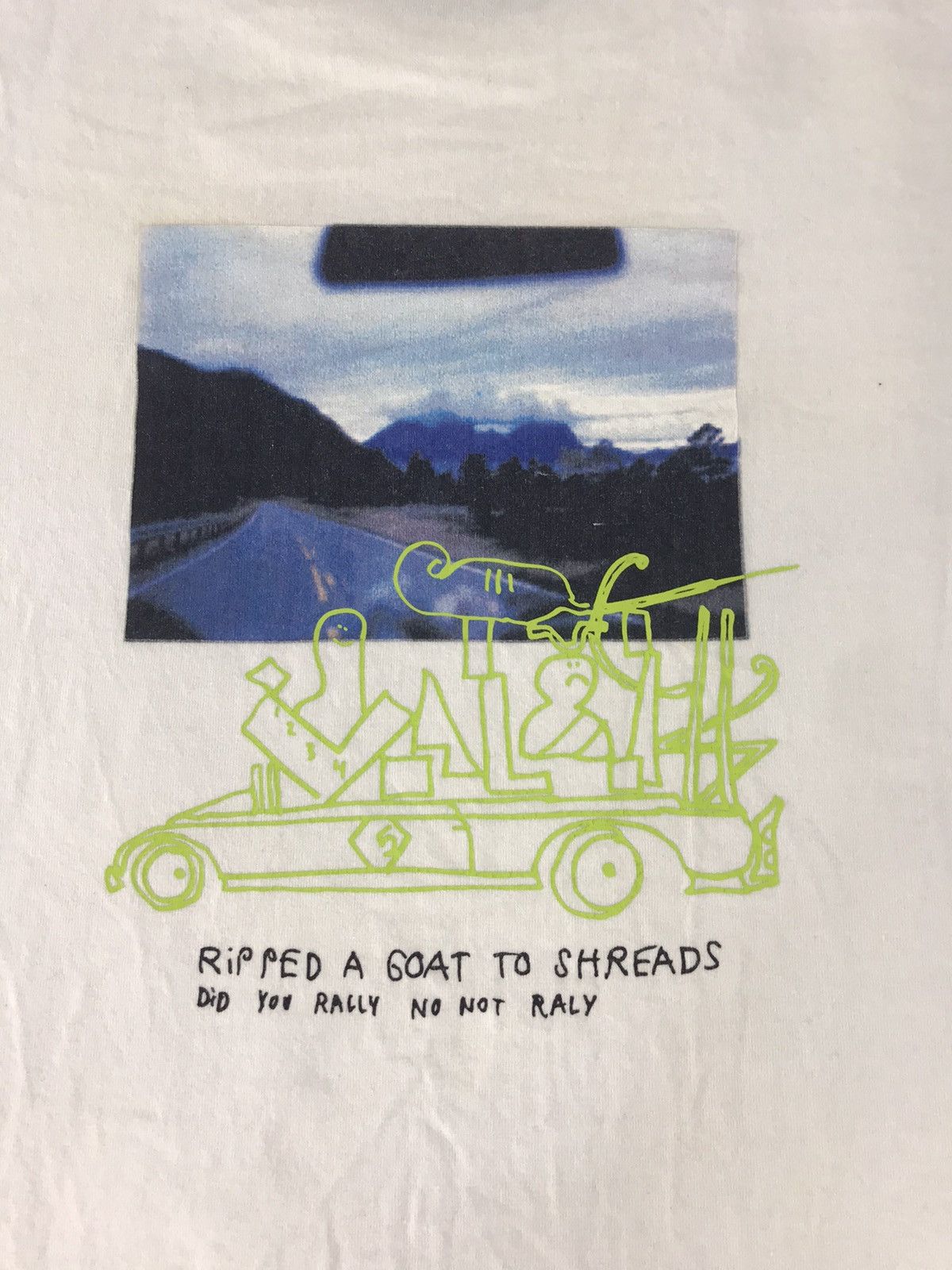 Designer × Rap Tees Gonz Mark Gonzales Ripped A Goat To Shread Art Tee Size US L / EU 52-54 / 3 - 2 Thumbnail