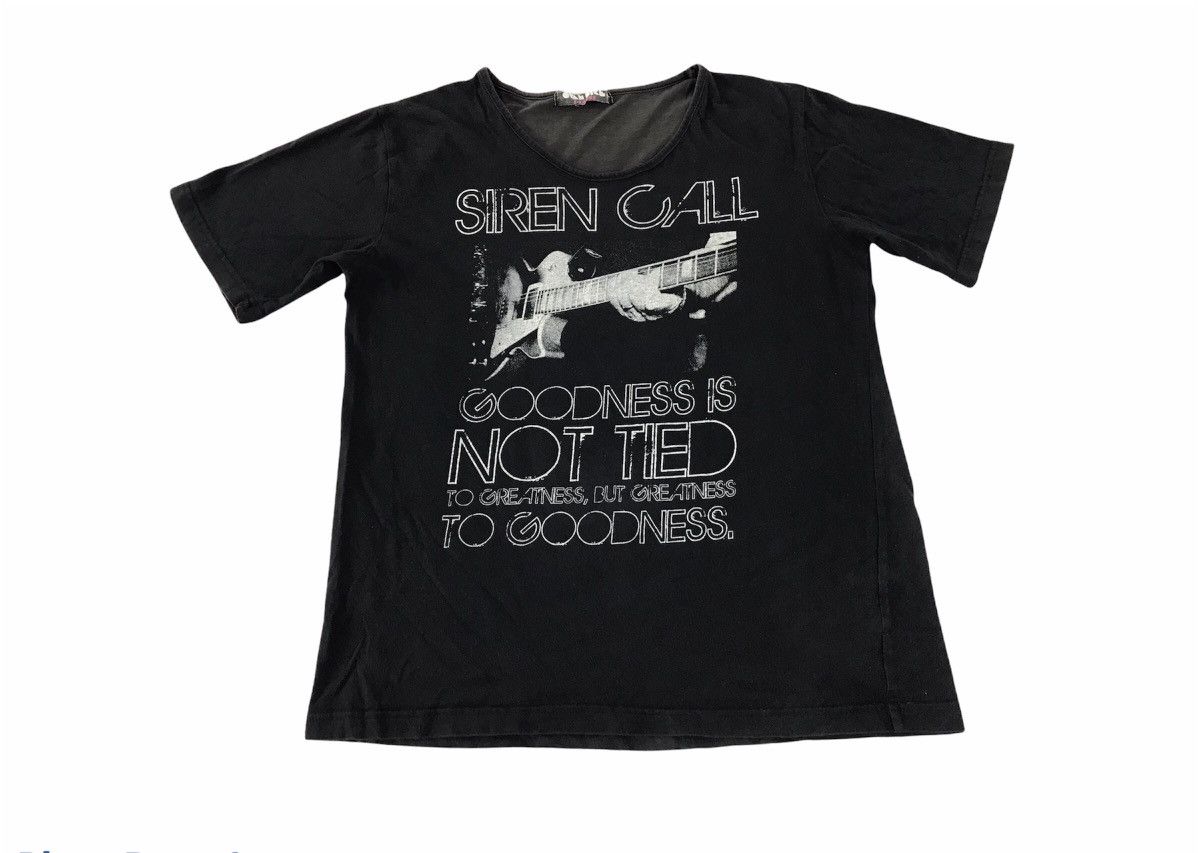 Band Tees × Japanese Brand Siren Call Godness Is Not Tied Oval Dice Brand Tee K091j Size US M / EU 48-50 / 2 - 1 Thumbnail