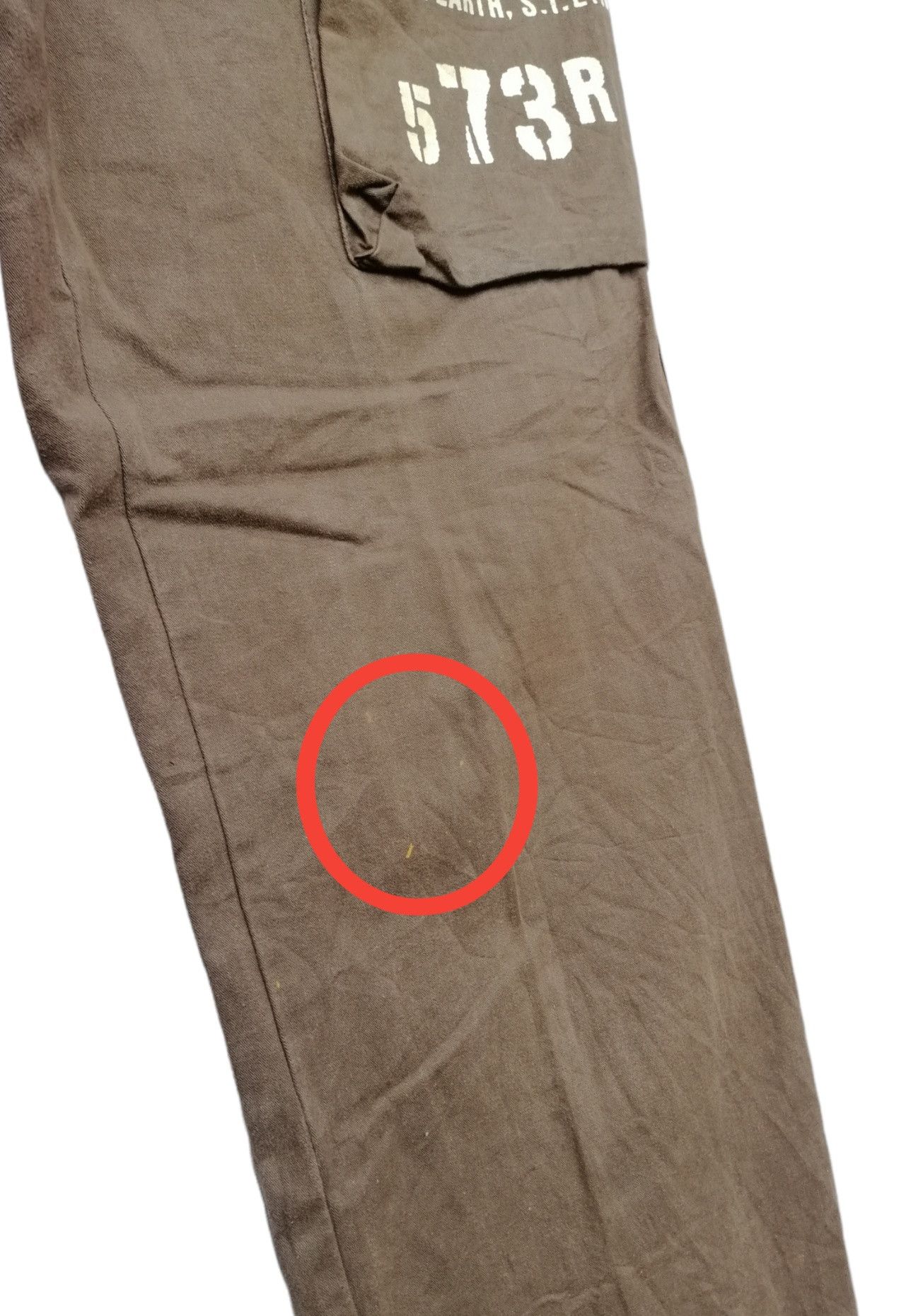 Japanese Brand Vintage Japanese Brand 573R Brown Cargo Pants Size US 28 / EU 44 - 7 Thumbnail