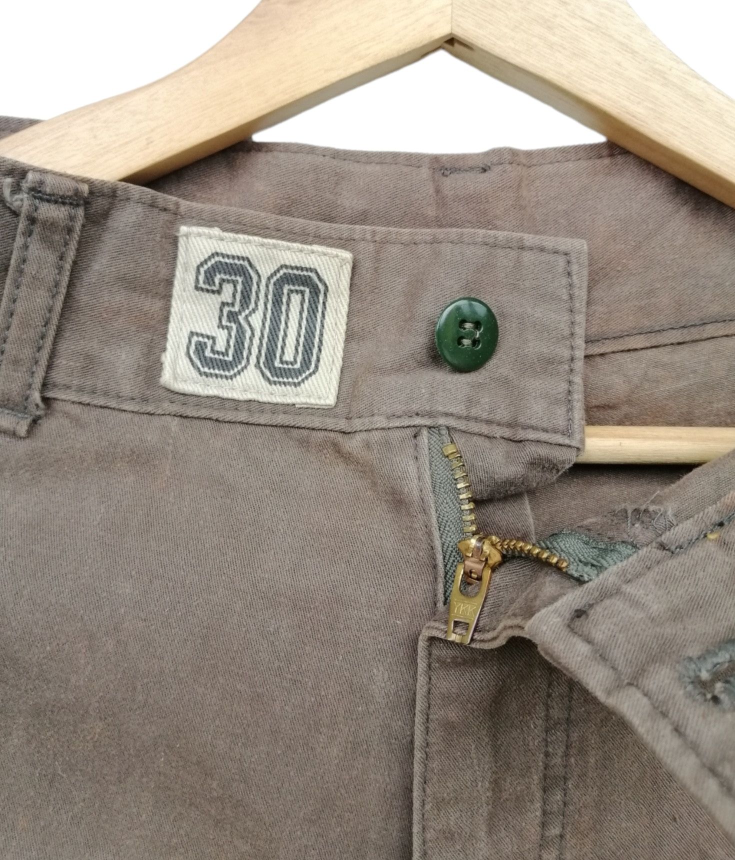 Japanese Brand Vintage Japanese Brand 573R Brown Cargo Pants Size US 28 / EU 44 - 13 Thumbnail