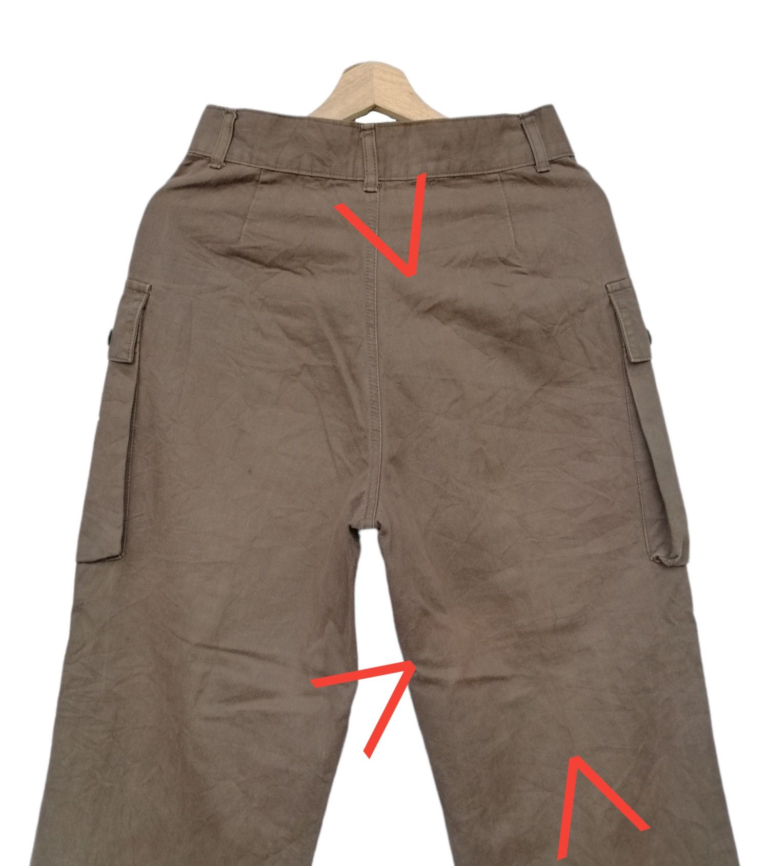 Japanese Brand Vintage Japanese Brand 573R Brown Cargo Pants Size US 28 / EU 44 - 9 Thumbnail