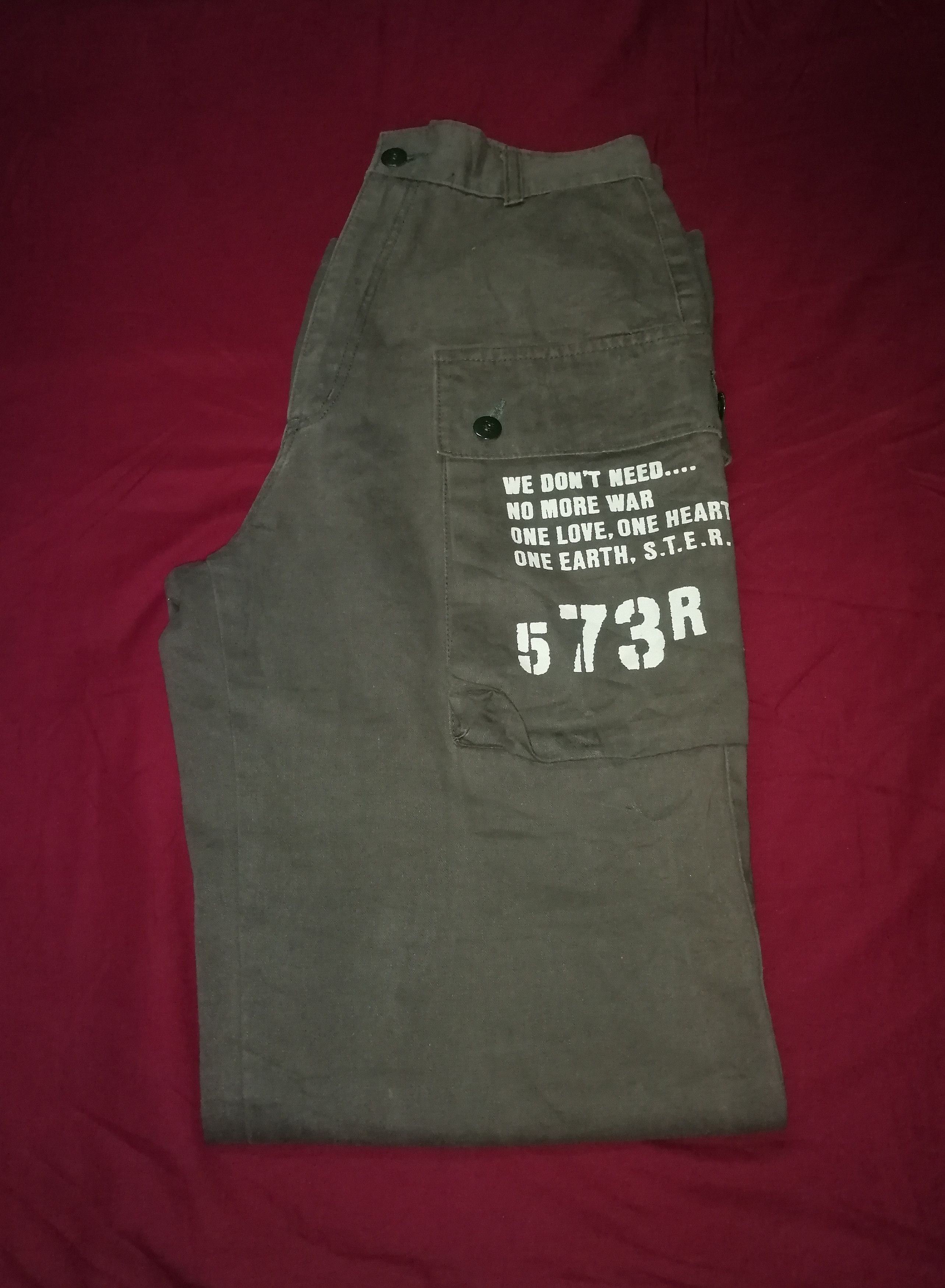 Japanese Brand Vintage Japanese Brand 573R Brown Cargo Pants Size US 28 / EU 44 - 17 Thumbnail