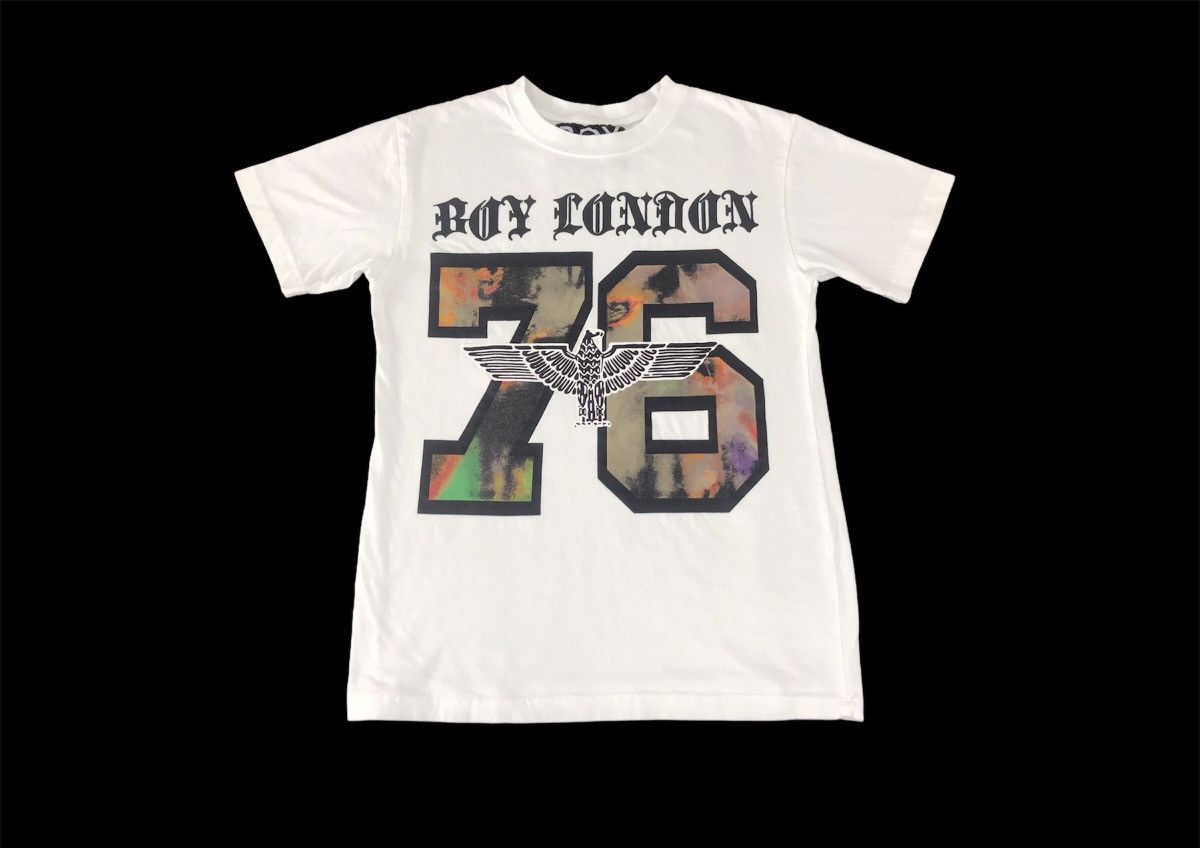 Boy London × Vintage Vintage Boy London 76 Grafitti Big Logo Tee Art Printed Size US S / EU 44-46 / 1 - 1 Thumbnail