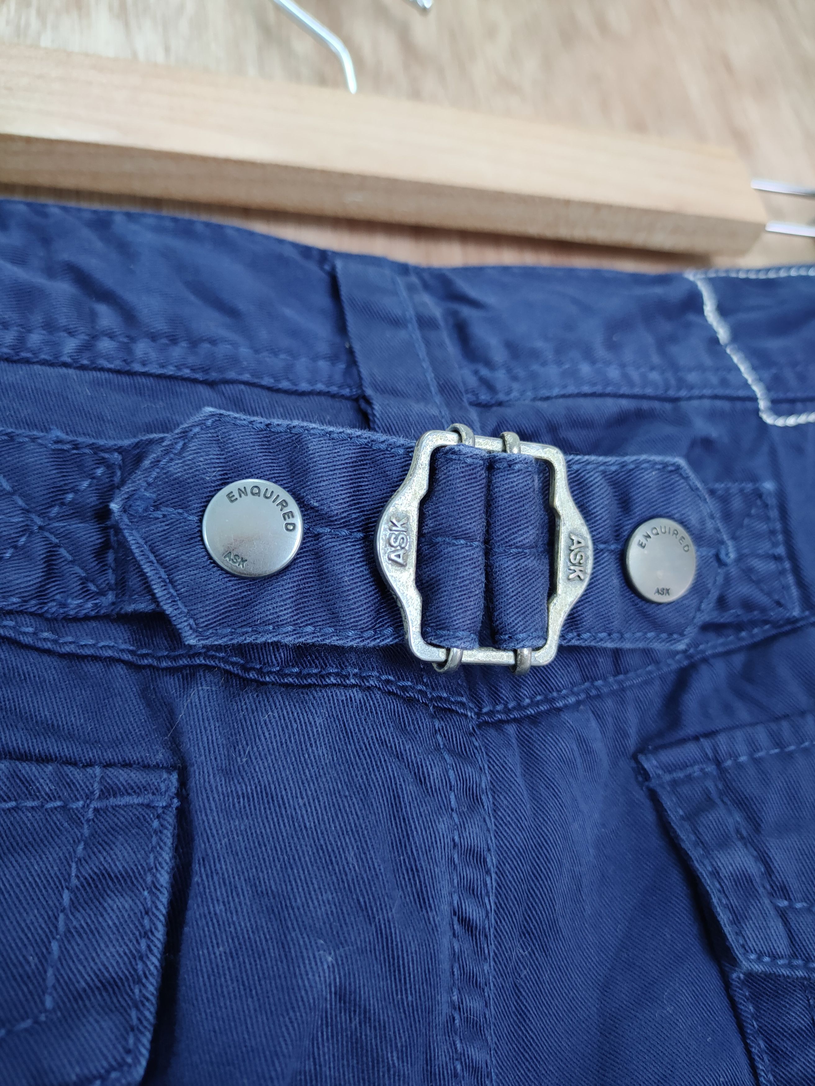 Japanese Brand DLL ASK seditionaries punk blue multipocket cargo pants #193 Size US 28 / EU 44 - 11 Thumbnail