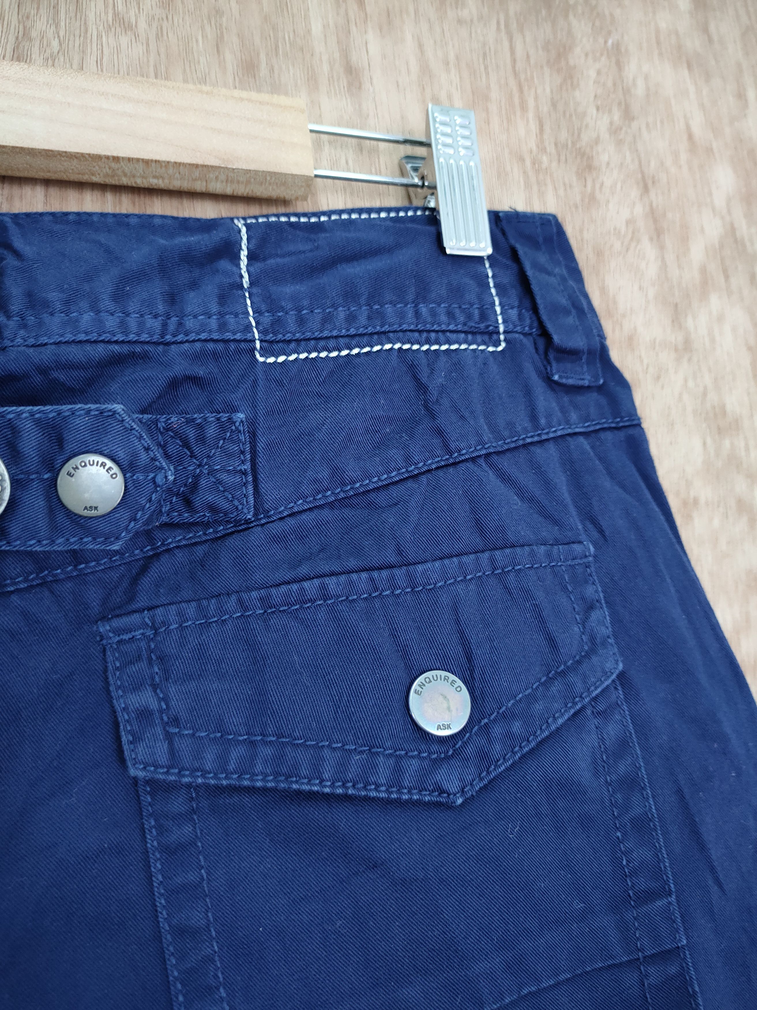 Japanese Brand DLL ASK seditionaries punk blue multipocket cargo pants #193 Size US 28 / EU 44 - 12 Thumbnail