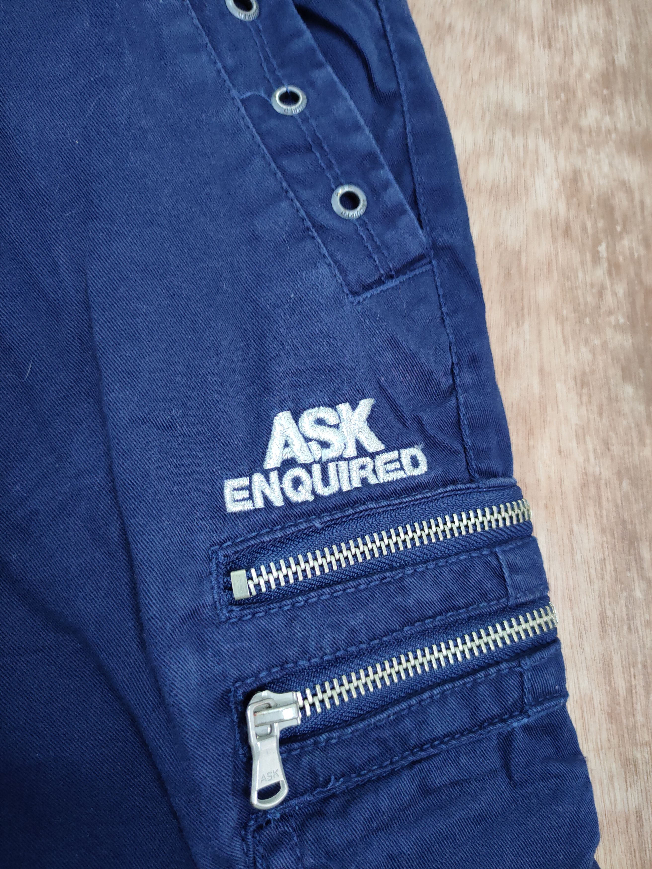 Japanese Brand DLL ASK seditionaries punk blue multipocket cargo pants #193 Size US 28 / EU 44 - 5 Thumbnail